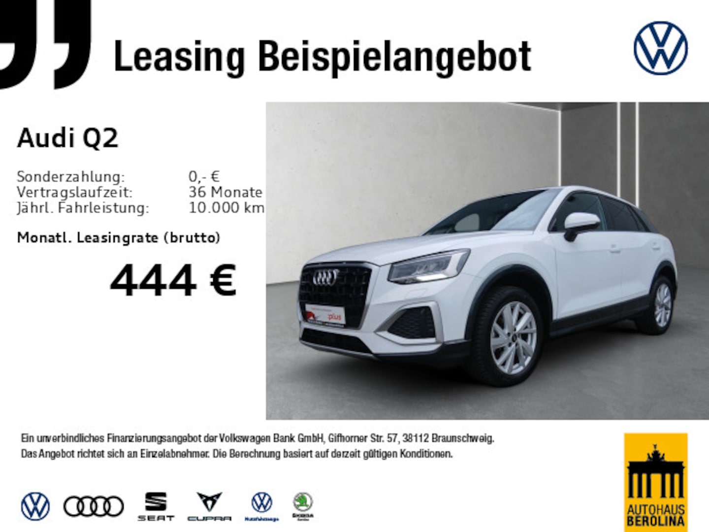 Bild über Audi Q2 advanced 35 TDI S tronic - für weitere Informationen kontaktieren Sie den Audi Partner
