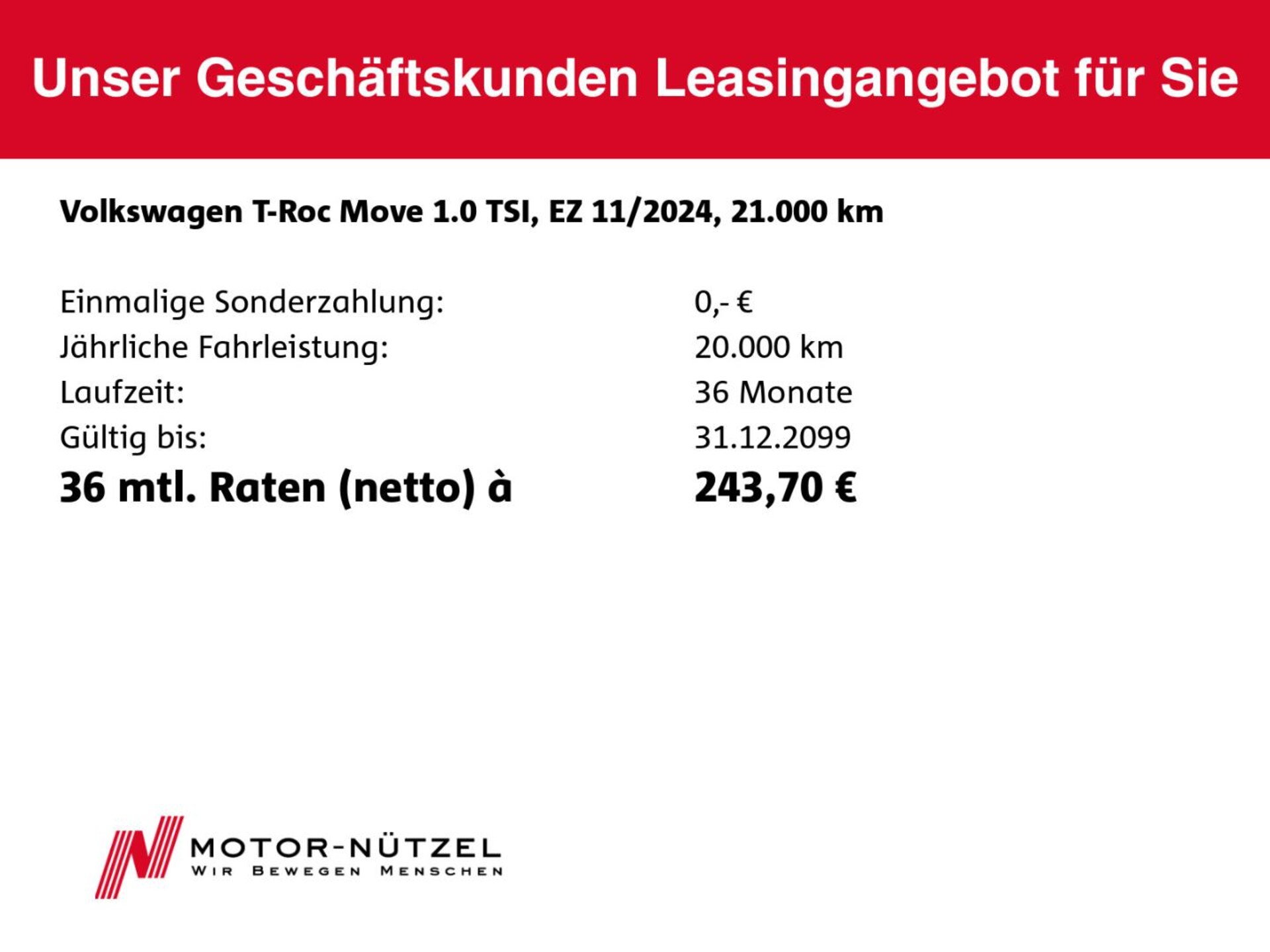 Volkswagen T-Roc MOVE