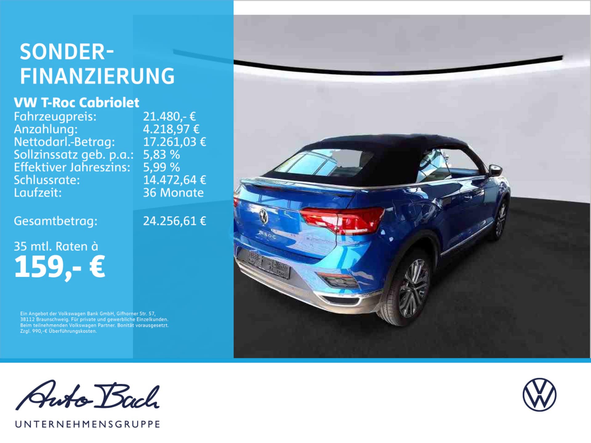Volkswagen T-Roc Cabriolet Style