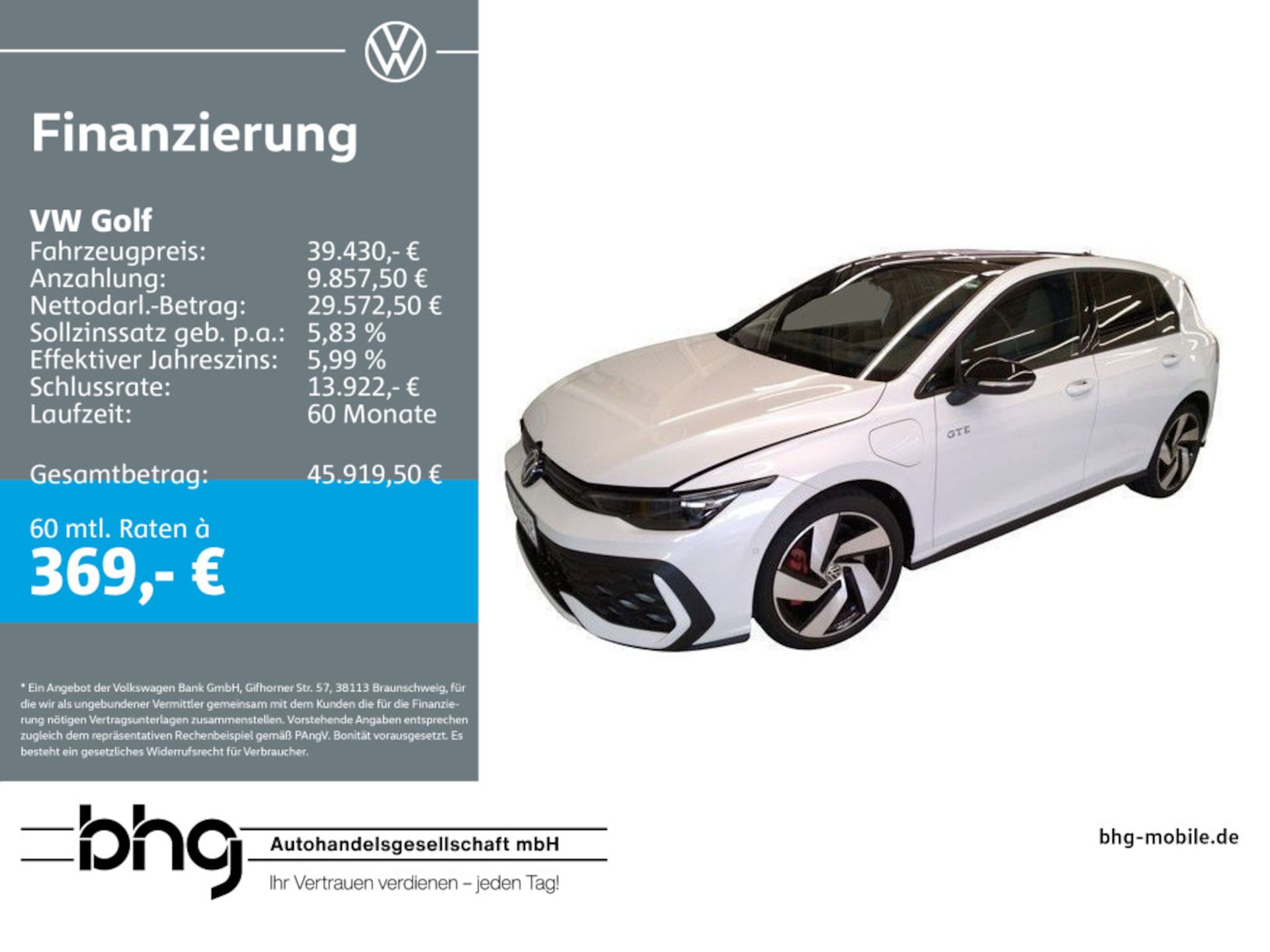 Volkswagen Golf GTE