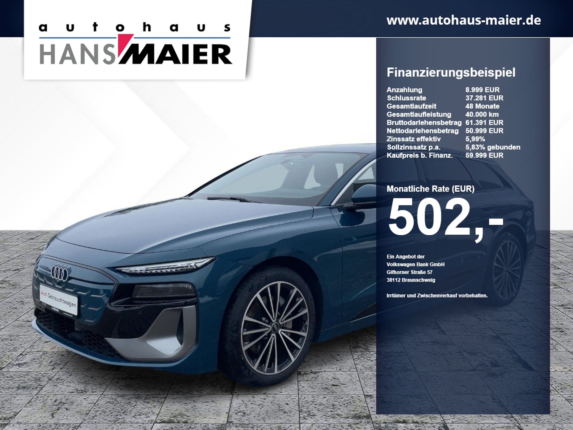 Audi A6 Avant e-tron 2025