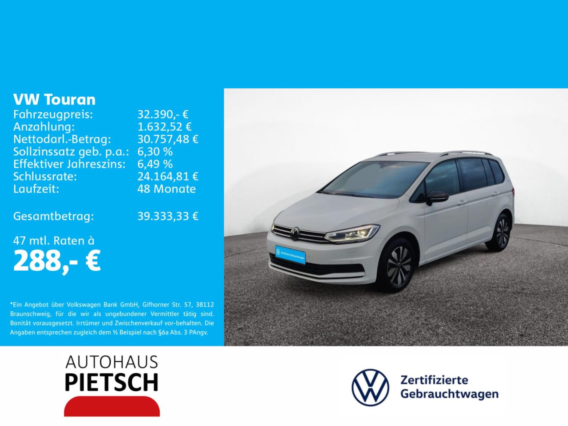 Volkswagen Touran Comfortline