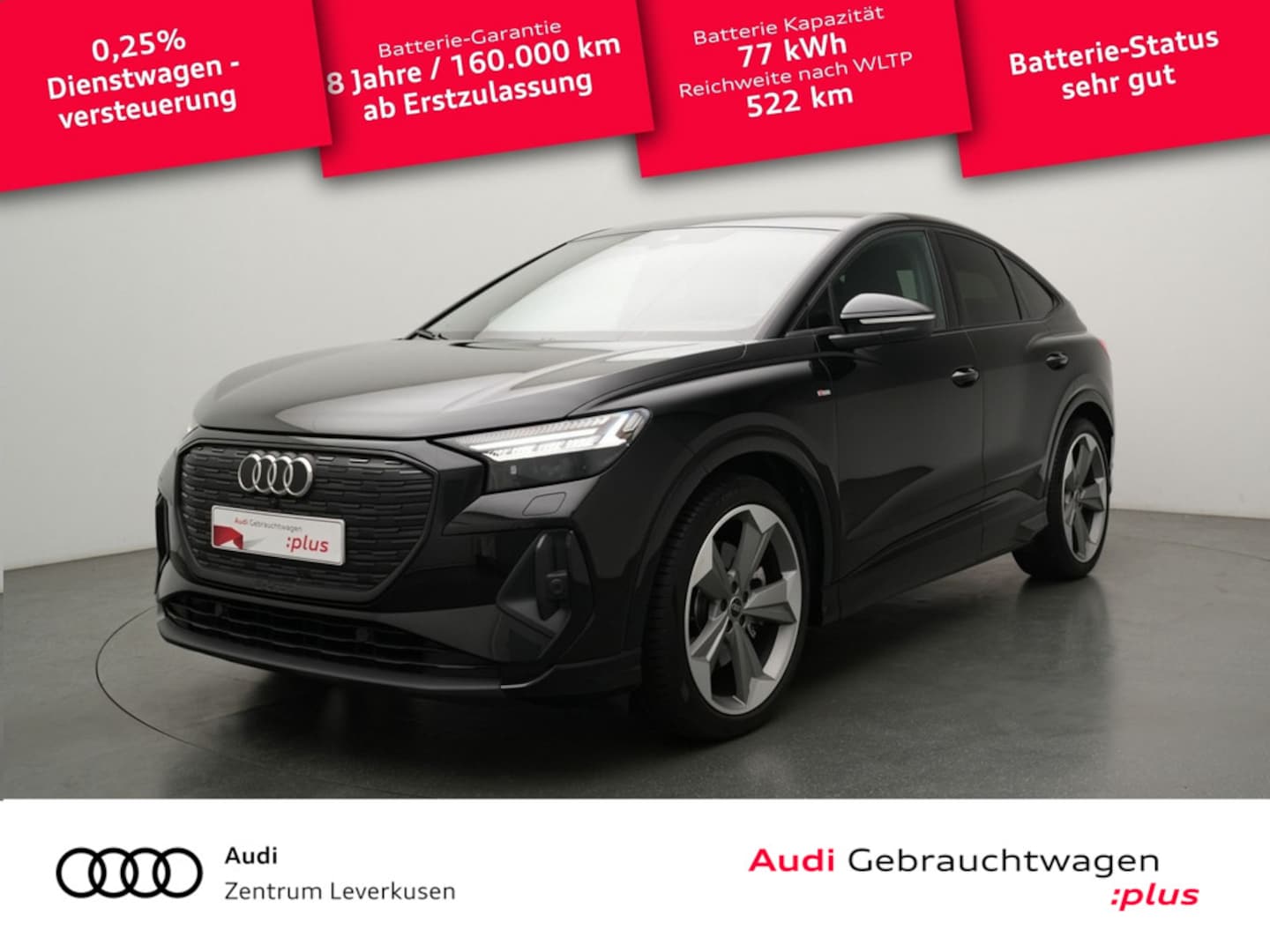 Bild über Audi Q4 Sportback e-tron 50 e-tron quattro - für weitere Informationen kontaktieren Sie den Audi Partner