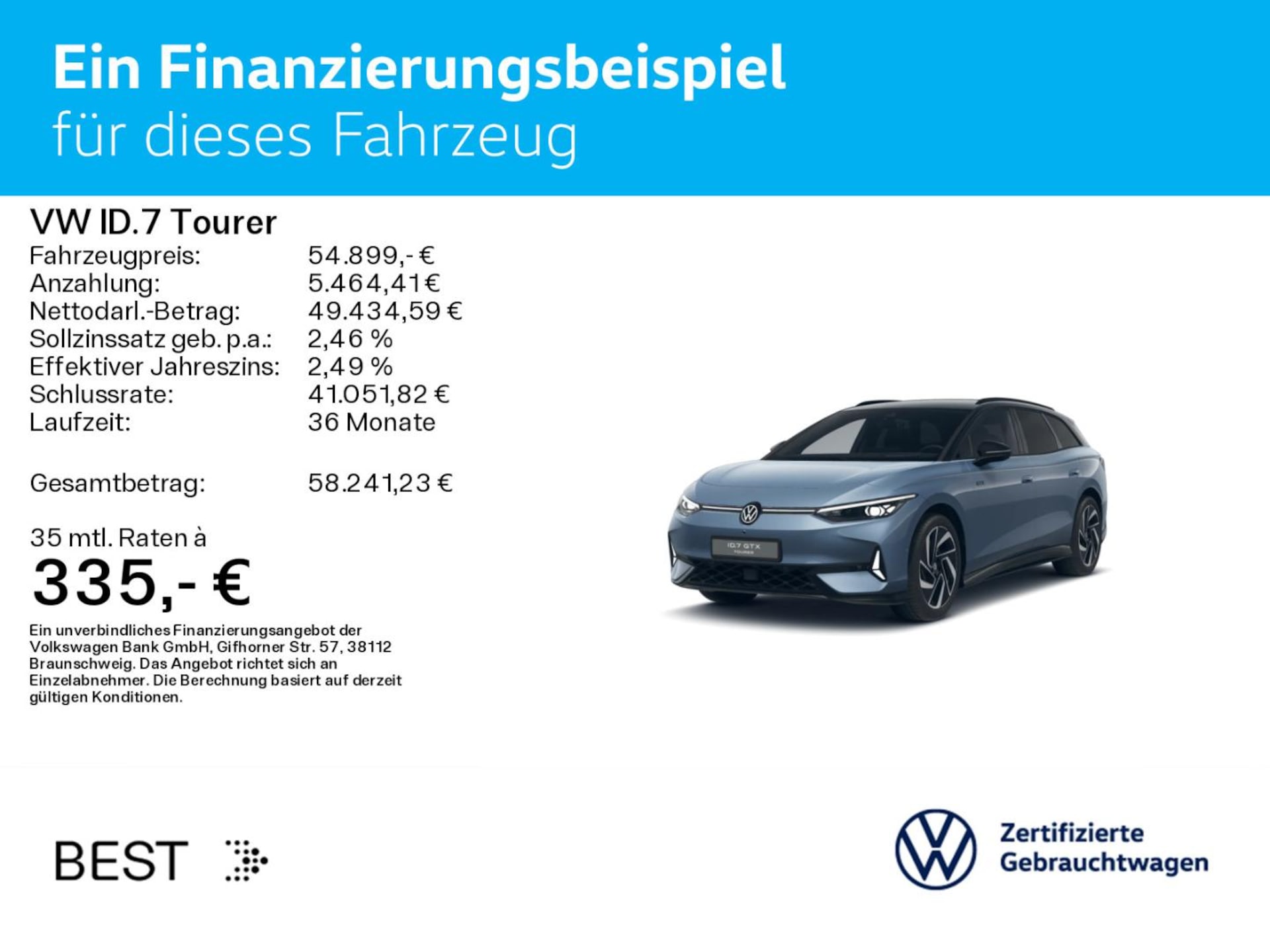 Volkswagen ID.7 Tourer GTX
