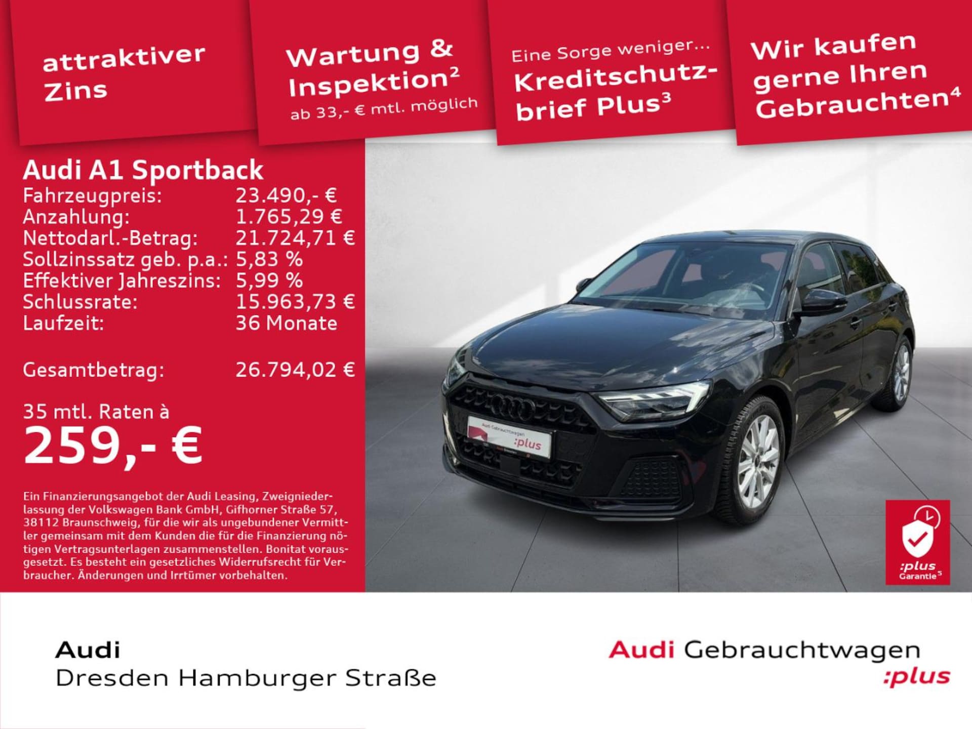 Audi A1 Sportback Advanced