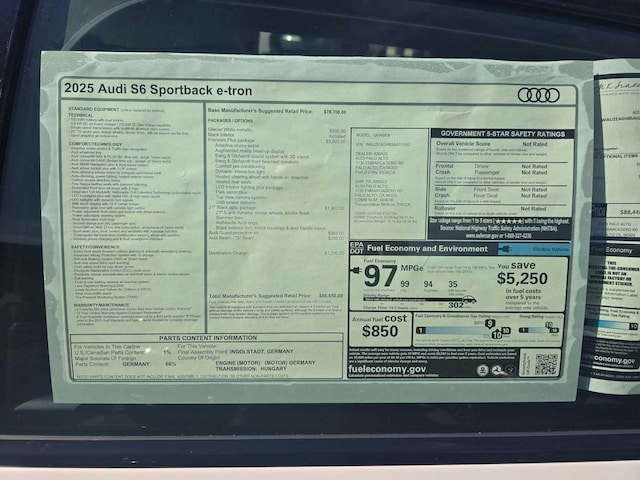 2025 Audi S6 Sportback e-tron Premium Plus - Photo 20