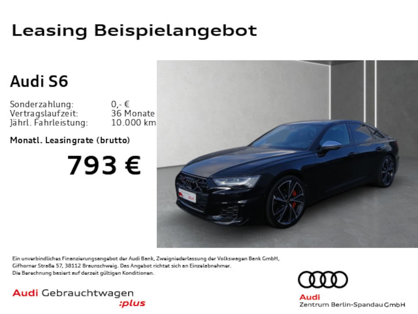 Bild über Audi S6 Limousine TDI quattro tiptronic - für weitere Informationen kontaktieren Sie den Audi Partner