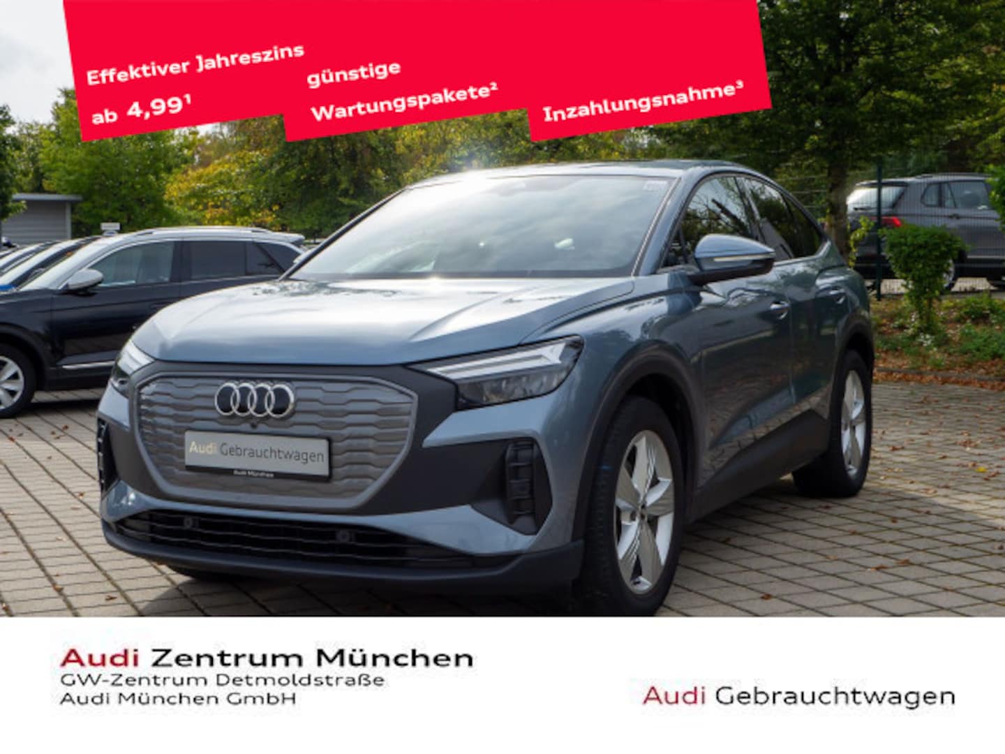 Bild über Audi Q4 Sportback e-tron 35 e-tron - für weitere Informationen kontaktieren Sie den Audi Partner