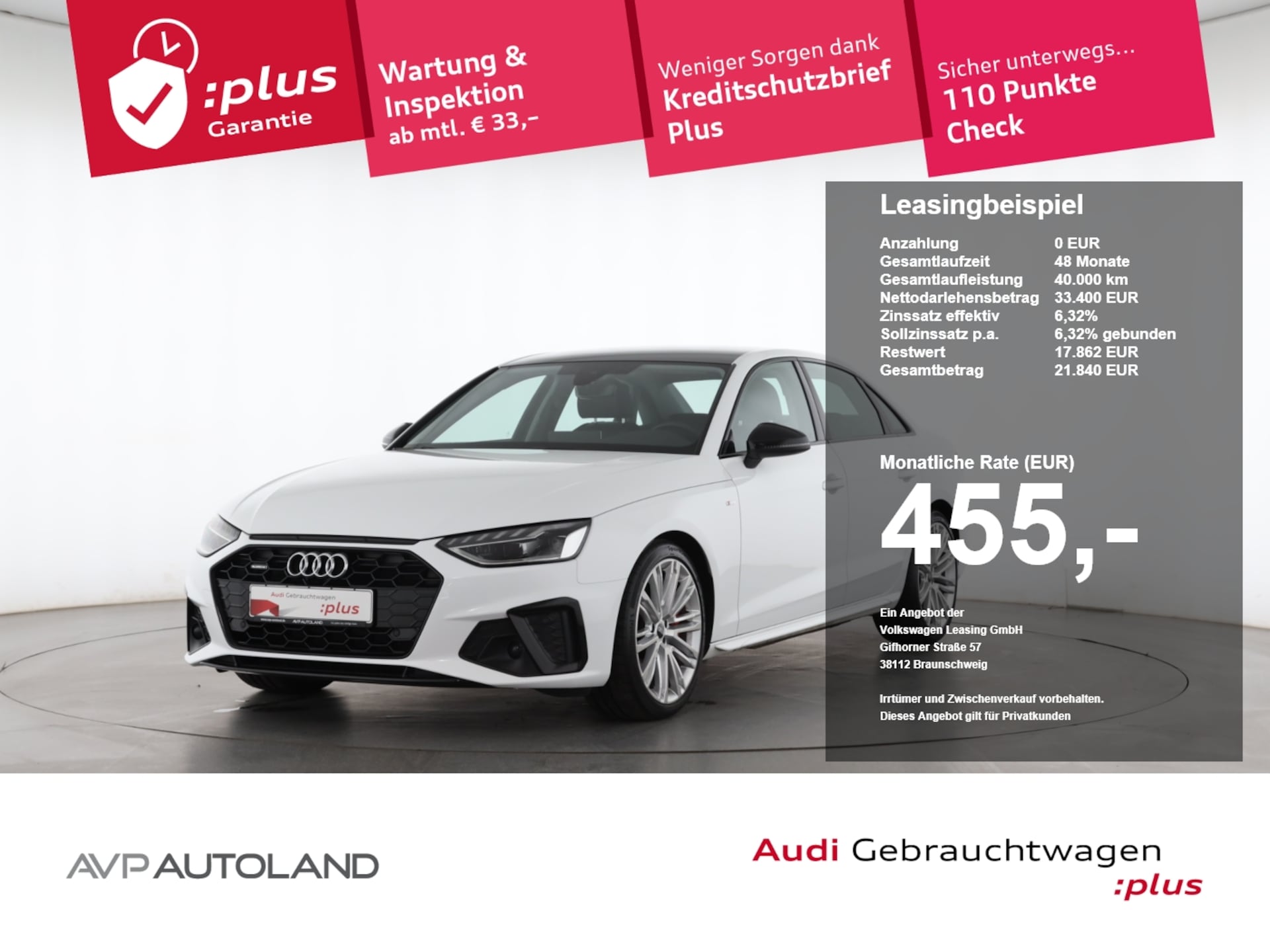 Audi A4 Limousine S line