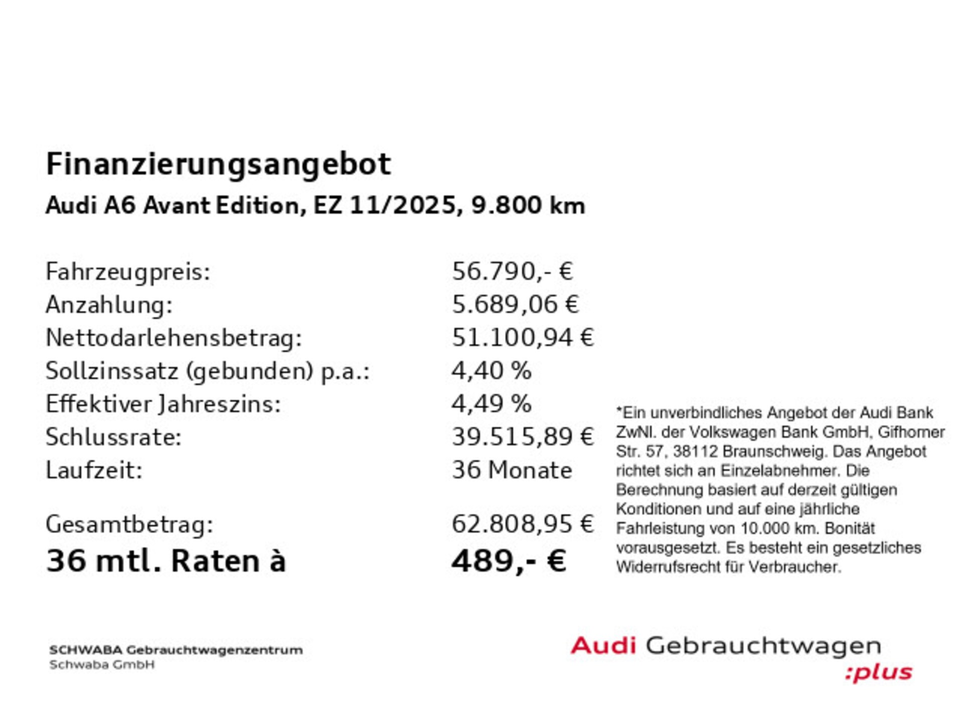 Audi A6 Avant edition one