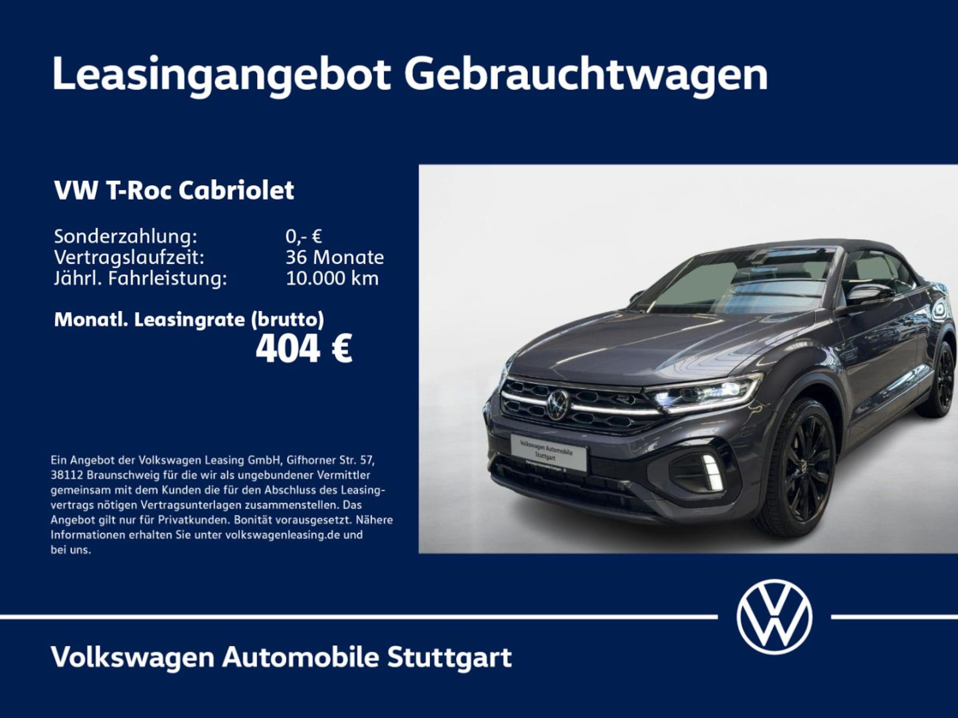 Volkswagen T-Roc Cabriolet R-Line