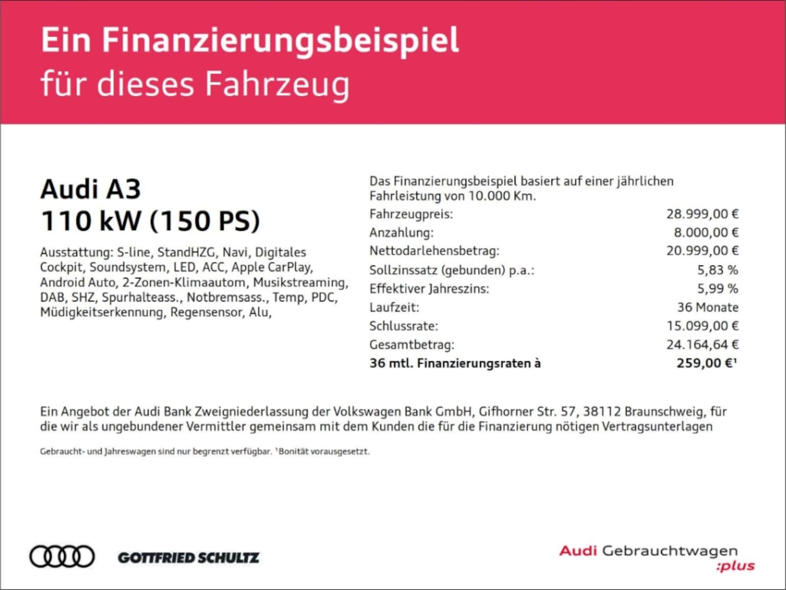 Audi A3 Sportback – Bild 2