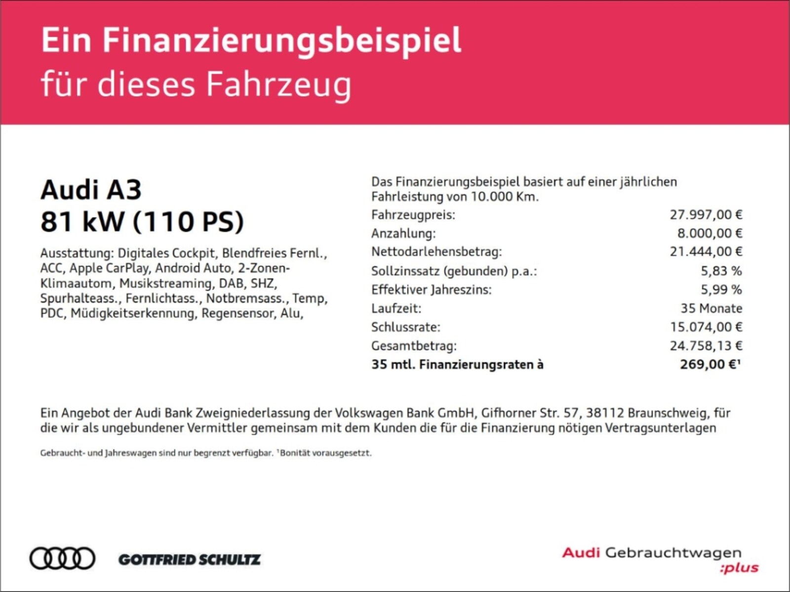 Audi A3 Sportback – Bild 2