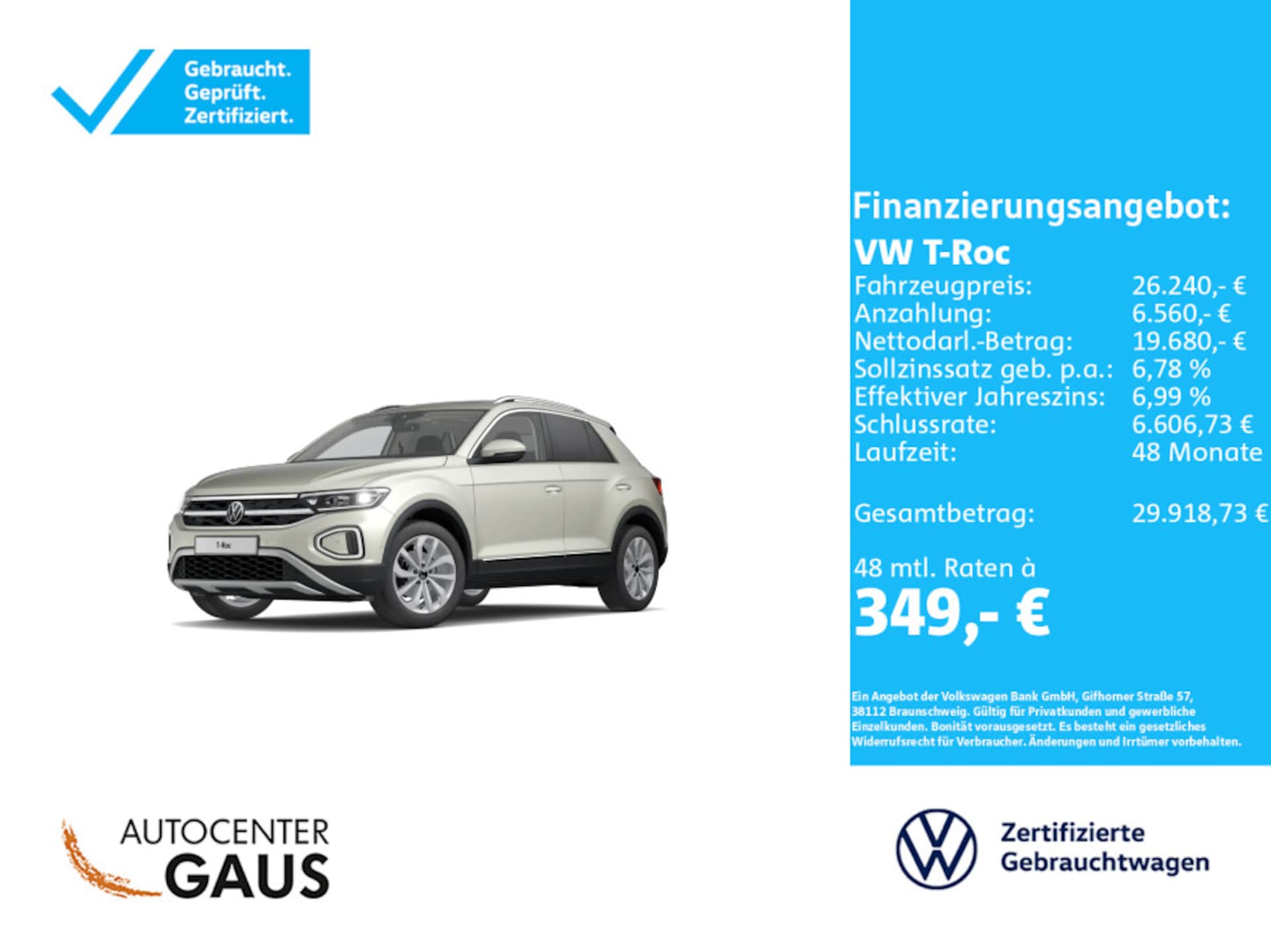 Volkswagen T-Roc Style