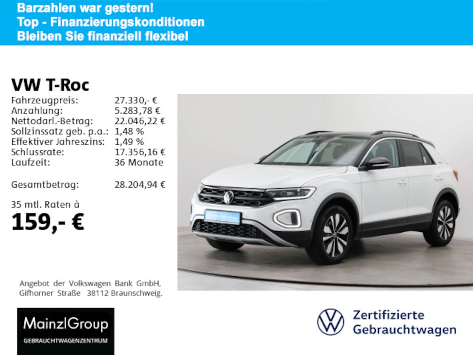 Volkswagen T-Roc Life