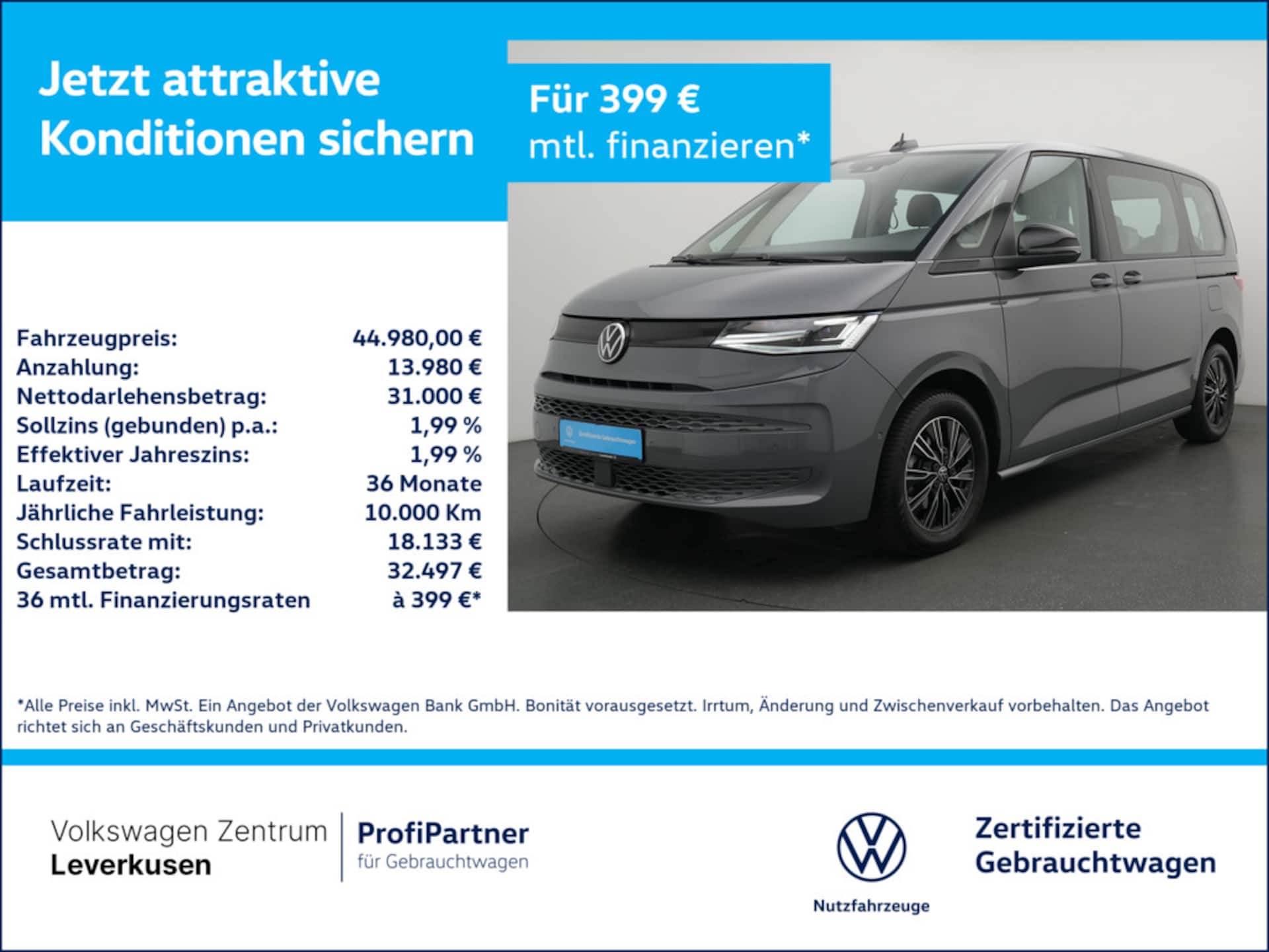 Volkswagen Multivan Basis-Modell