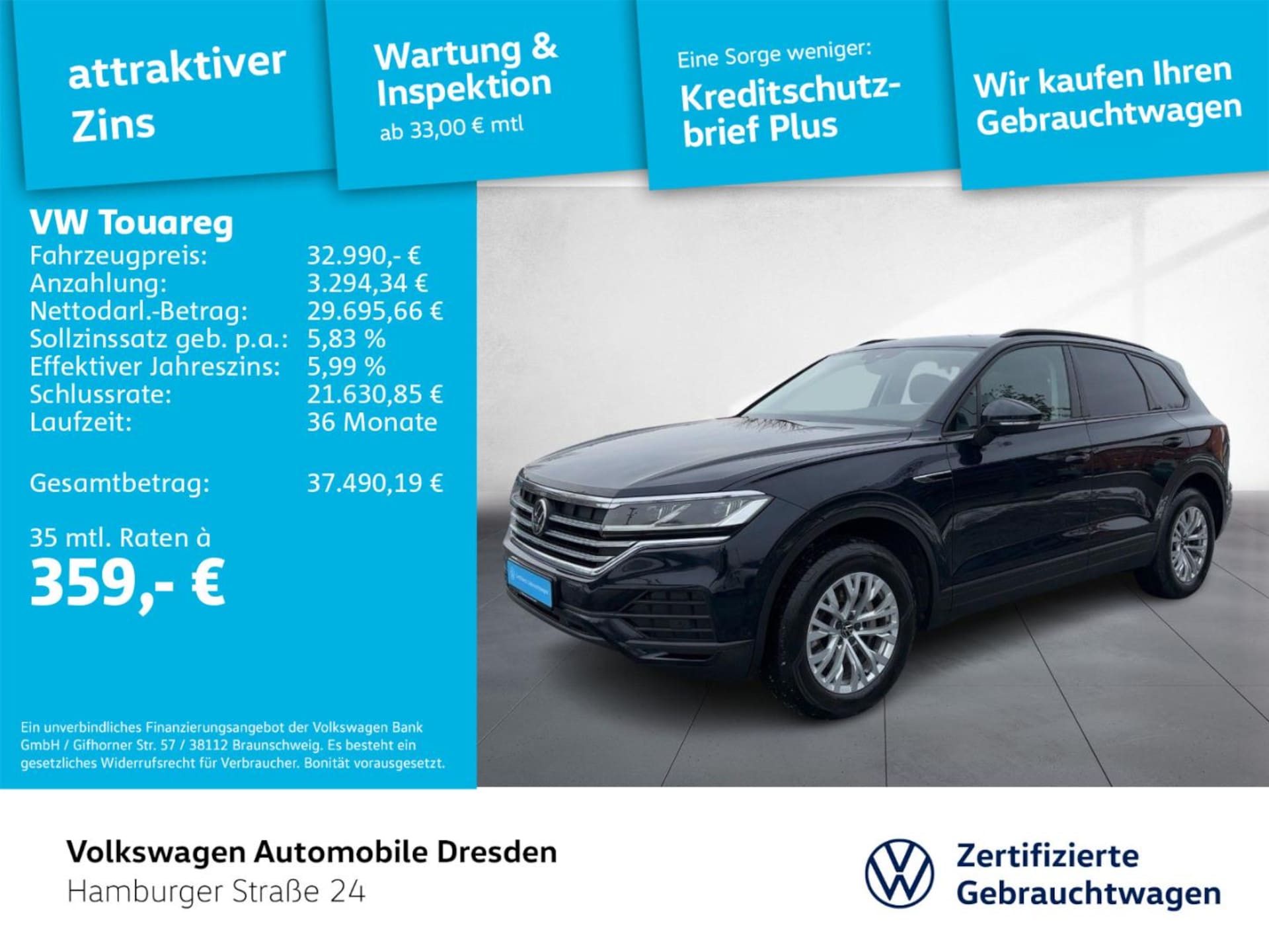 Volkswagen Touareg Basis-Modell