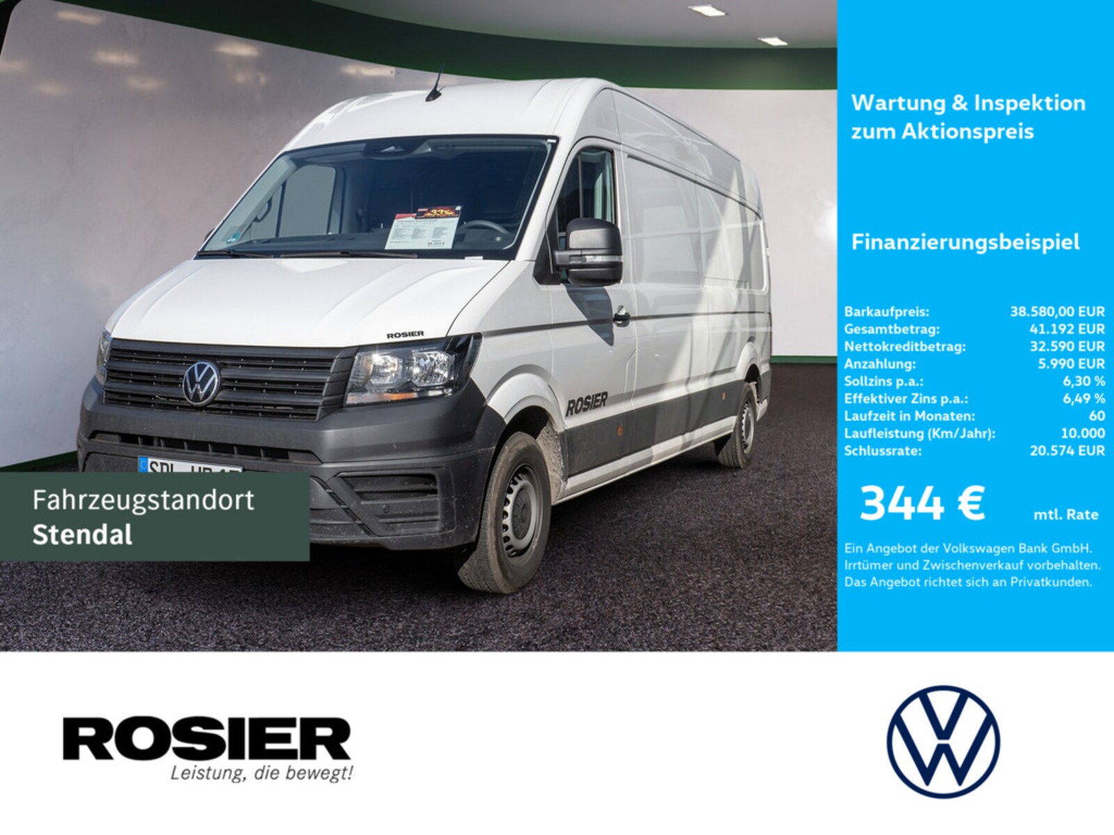 Volkswagen Crafter Kasten langer Radstand