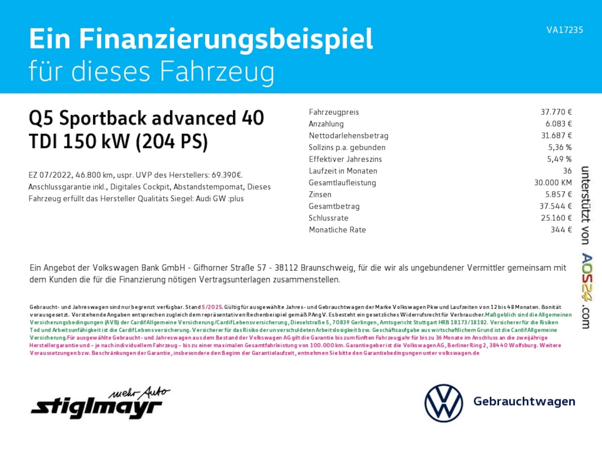 Audi Q5 Sportback advanced