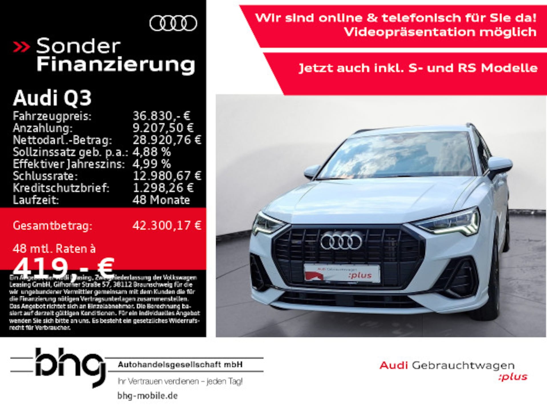 Audi Q3 SUV S line