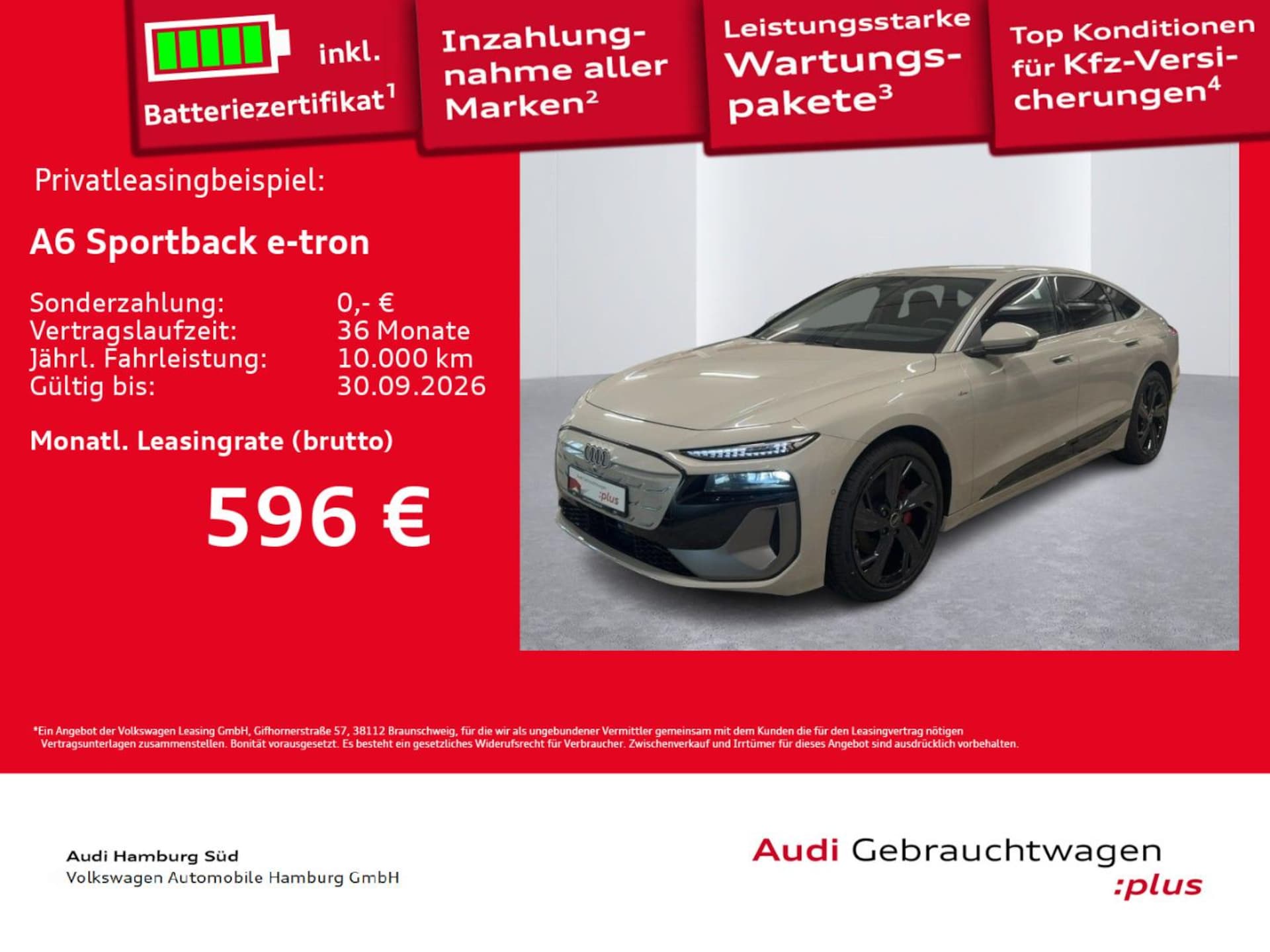 Audi A6 Sportback e-tron