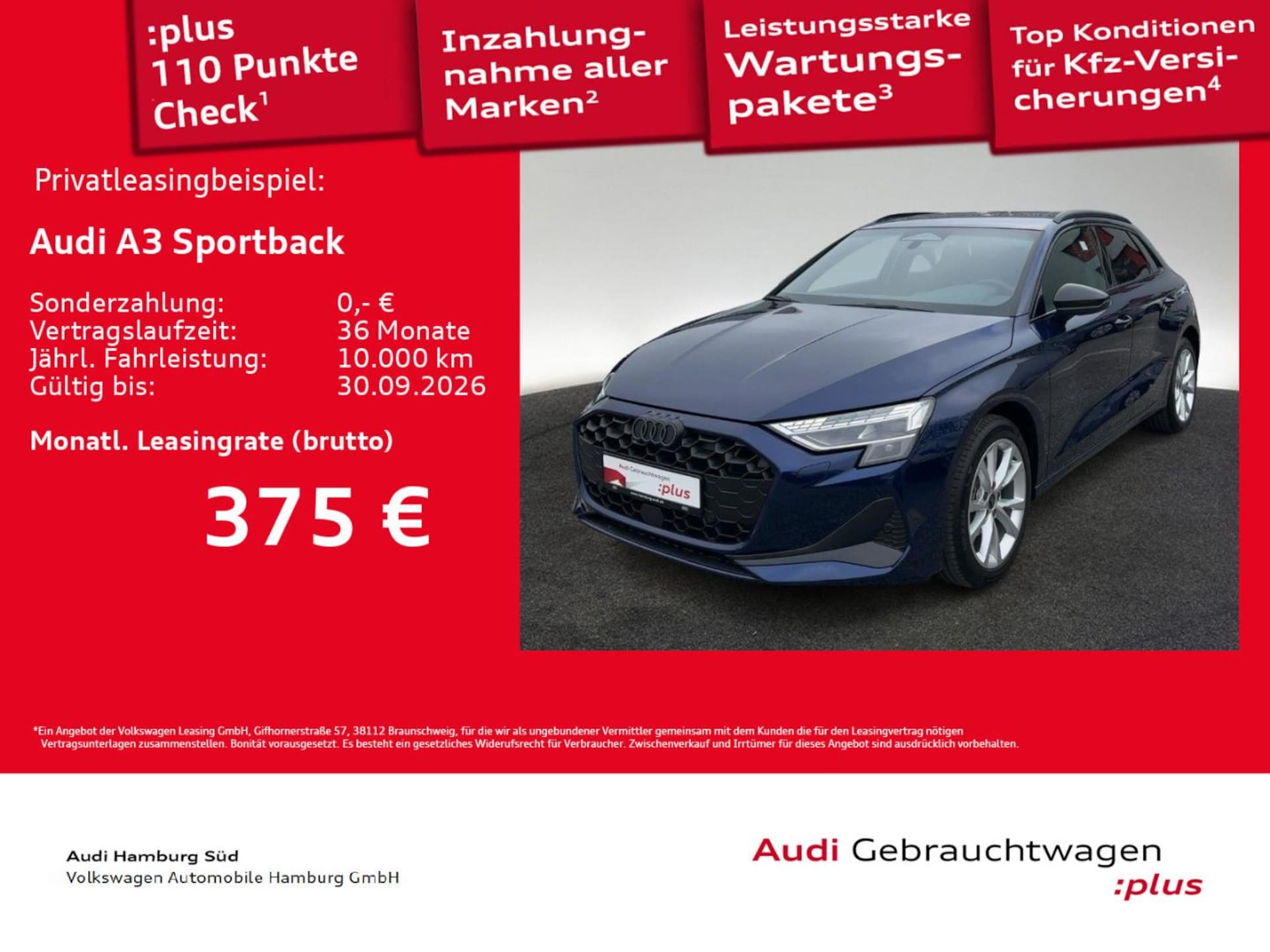 Audi A3 Sportback Advanced