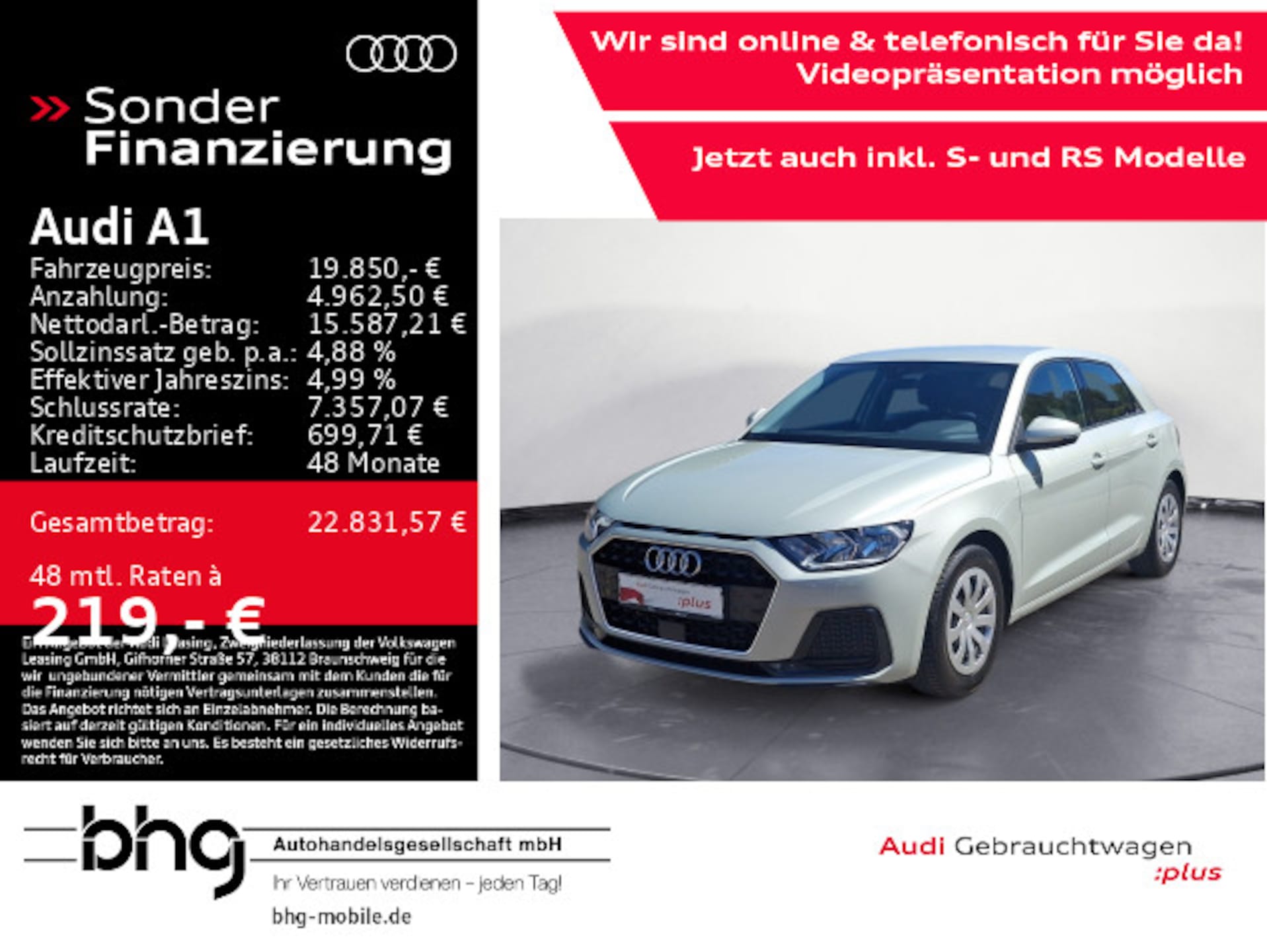 Audi A1 Sportback Advanced