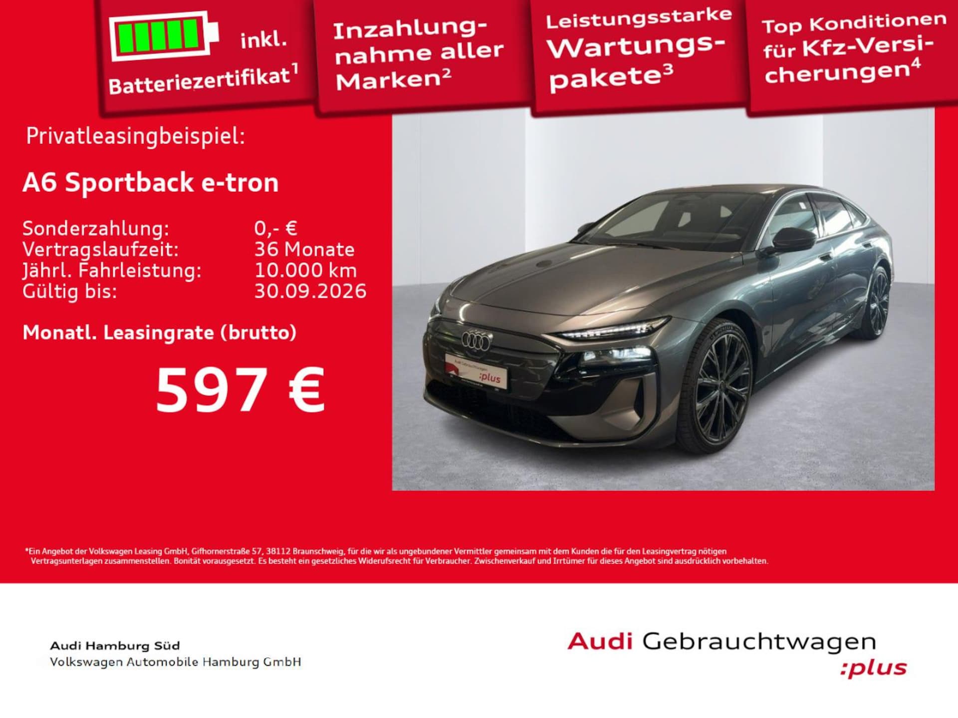 Audi A6 Sportback e-tron