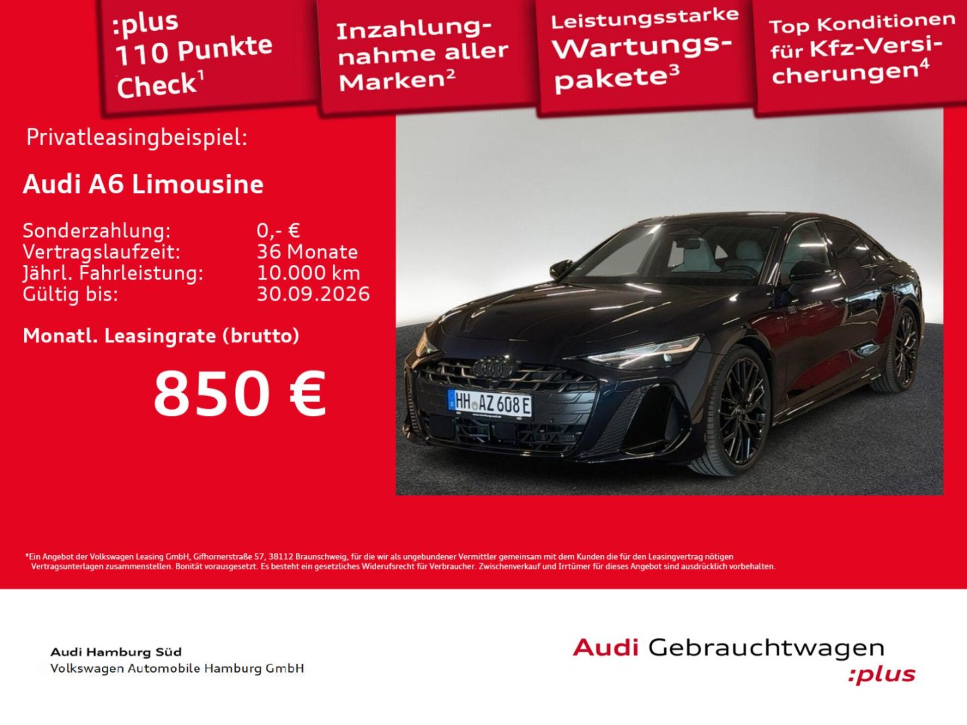 Audi A6 Limousine e-hybrid edition one