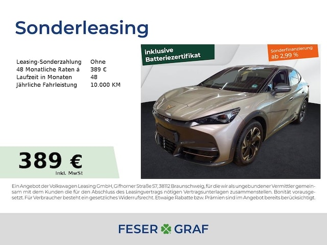CUPRA Tavascan ENDURANCE 82 kWh IMMERSIVE*W-PUMPE*NAVI (DKT5024605)