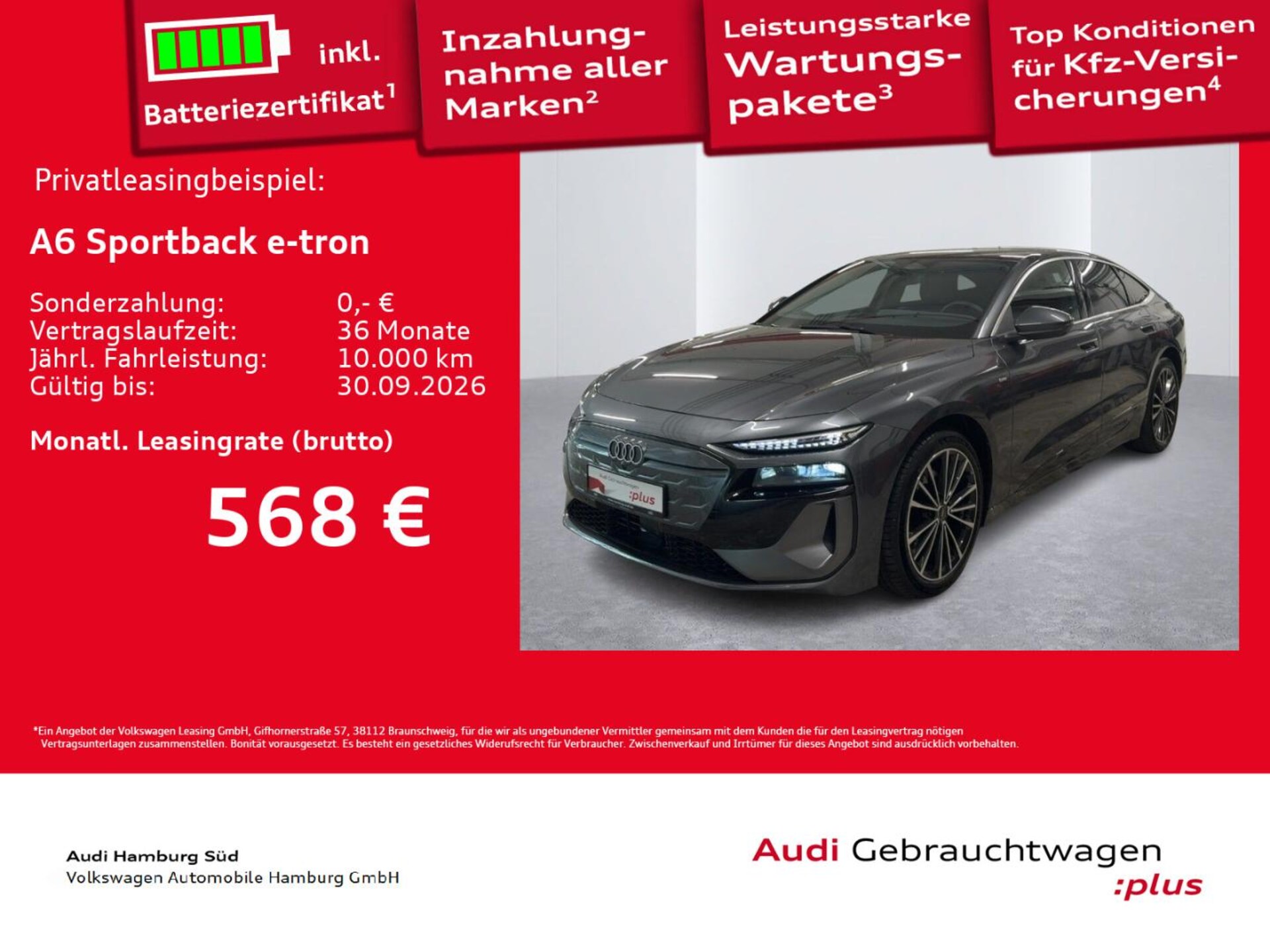 Audi A6 Sportback e-tron