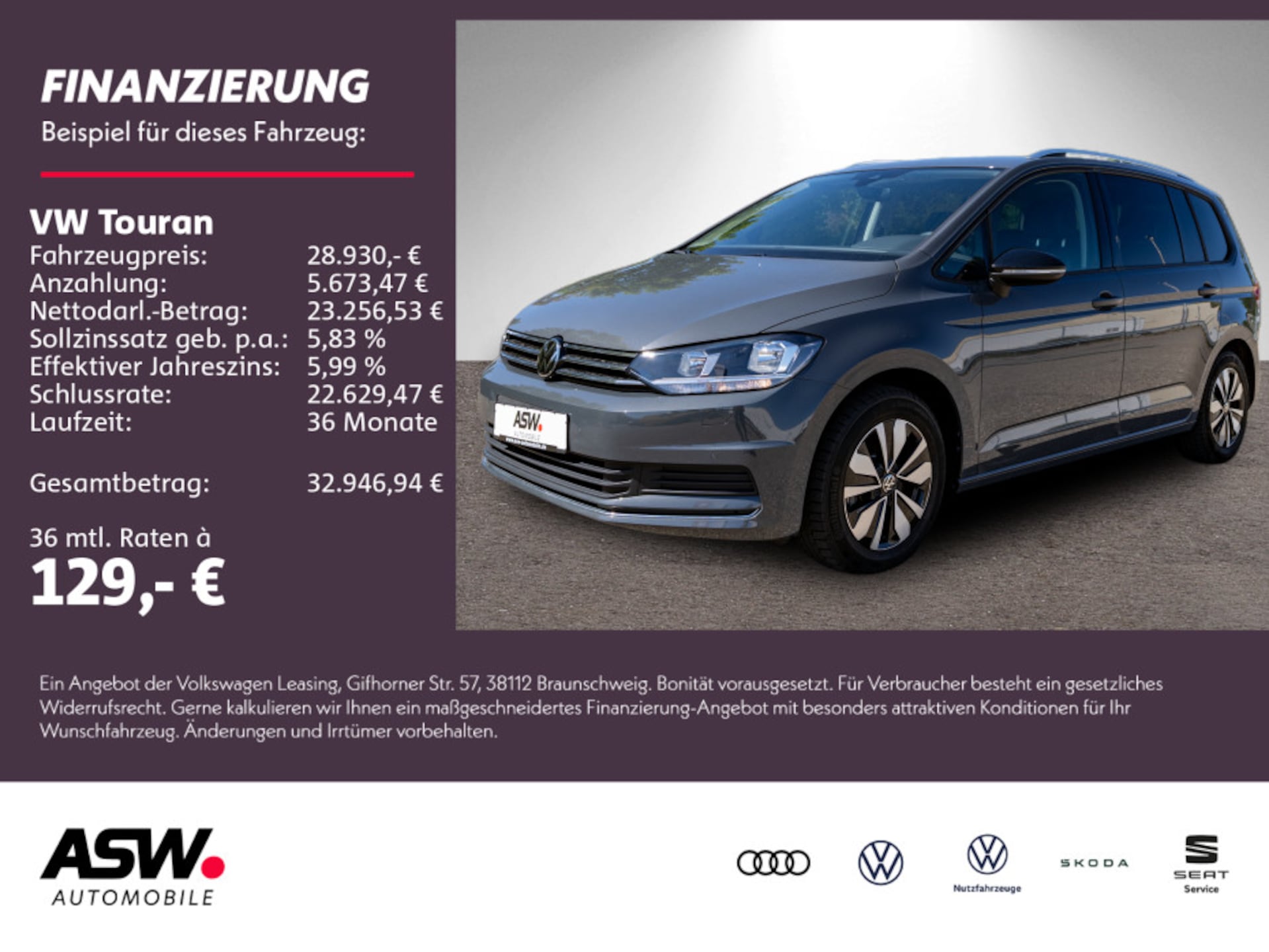Volkswagen Touran Comfortline