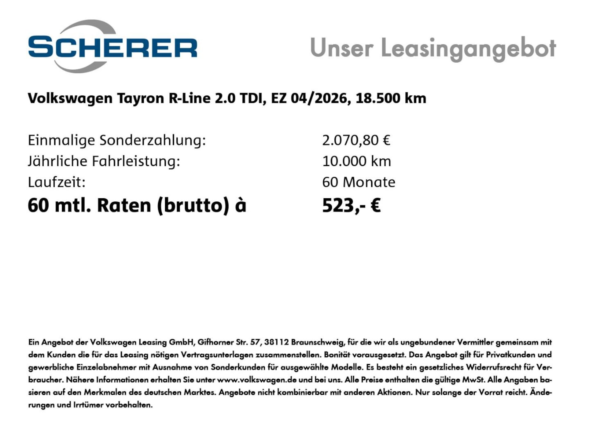 Volkswagen Tayron R-Line