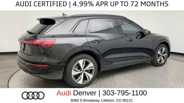 Certified 2024 Audi Q8 e-tron Premium with VIN WA14AAGE3RB022804 for sale in Littleton, CO