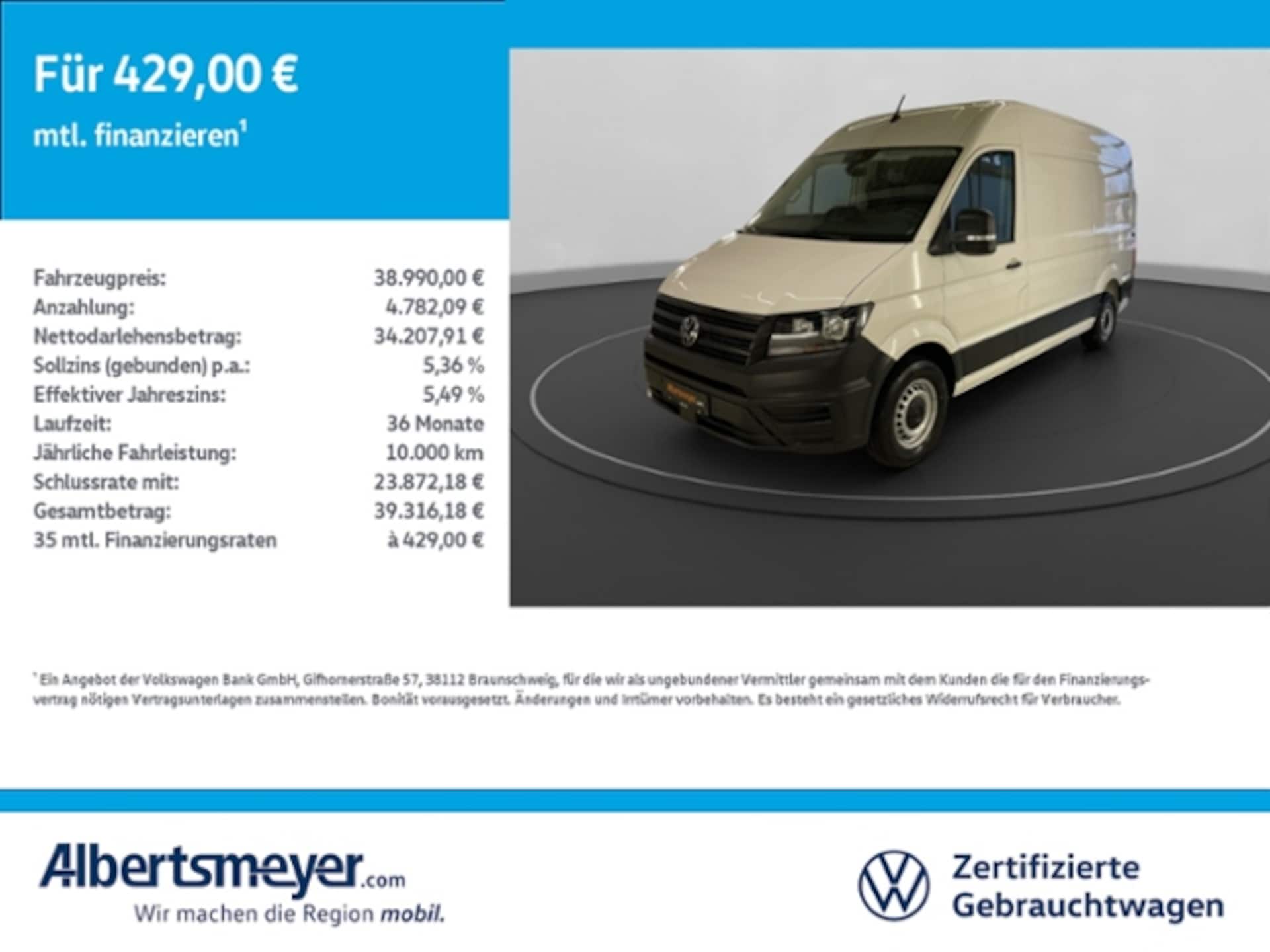 Volkswagen Crafter Kasten mittlerer Radstand