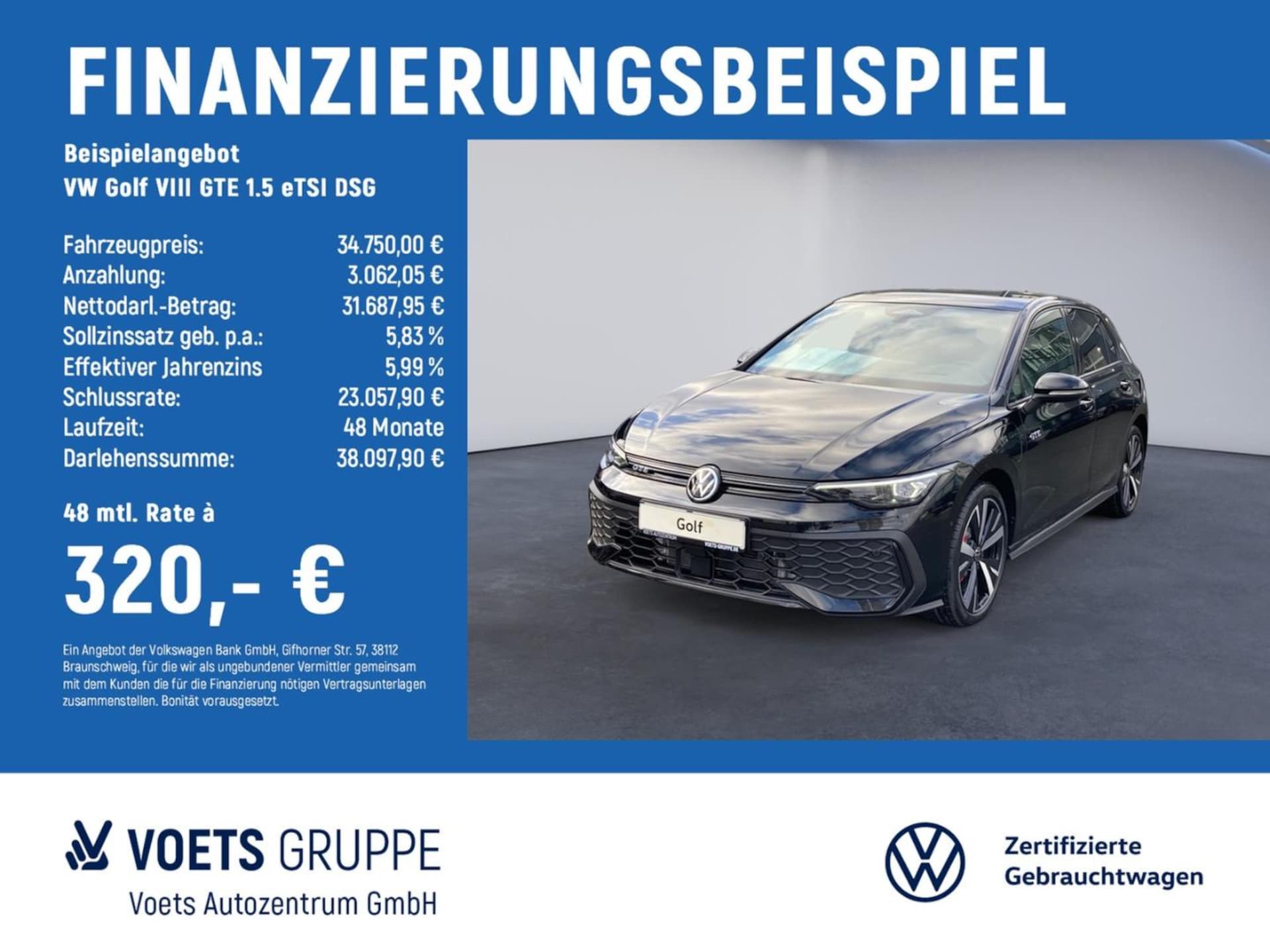 Volkswagen Golf — Volkswagen Golf Golf VIII GTE 1.5 eTSI DSG MATRIX-LED+NAVI