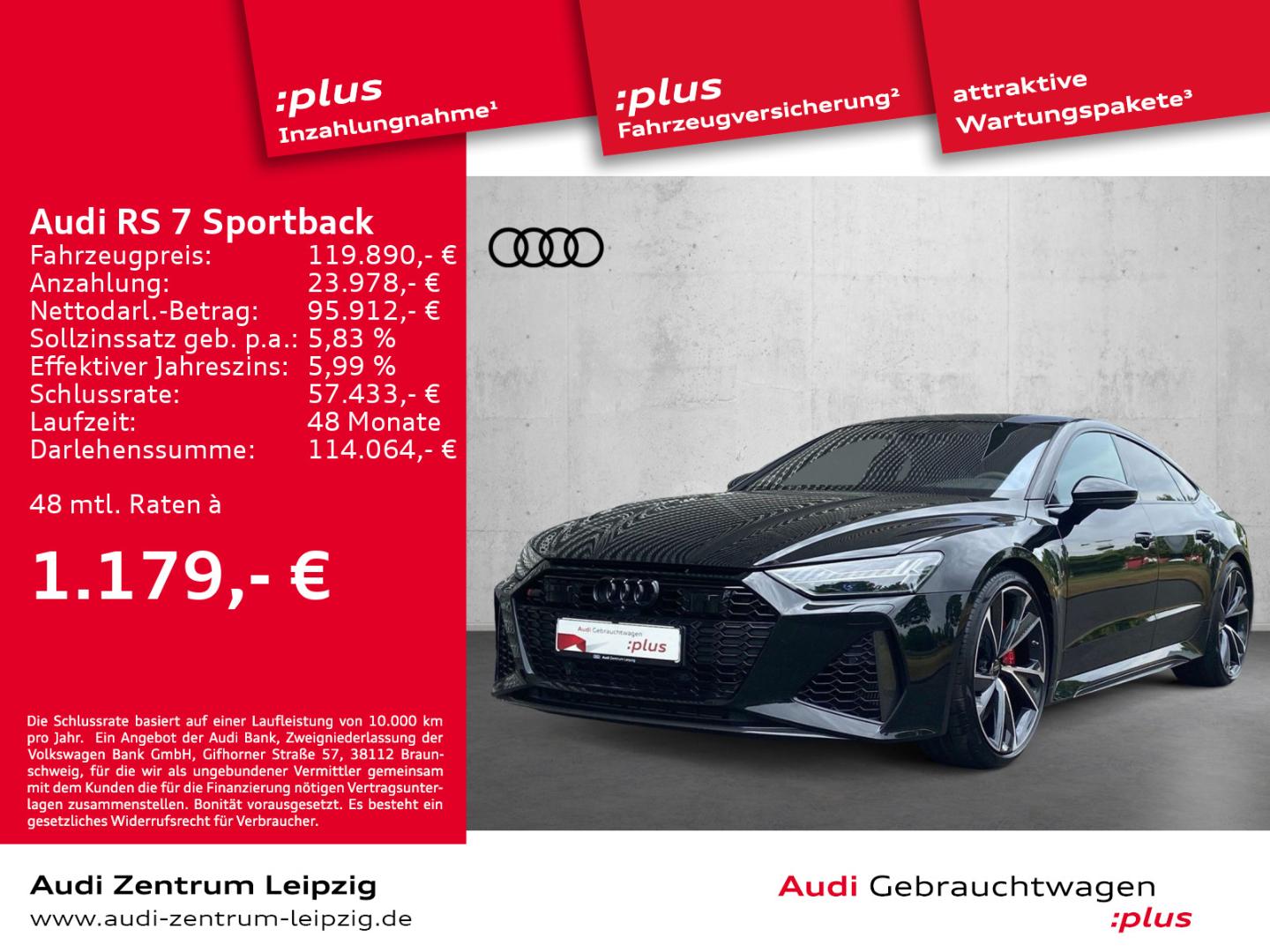 Image about Audi RS 7 Sportback TFSI quattro tiptronic