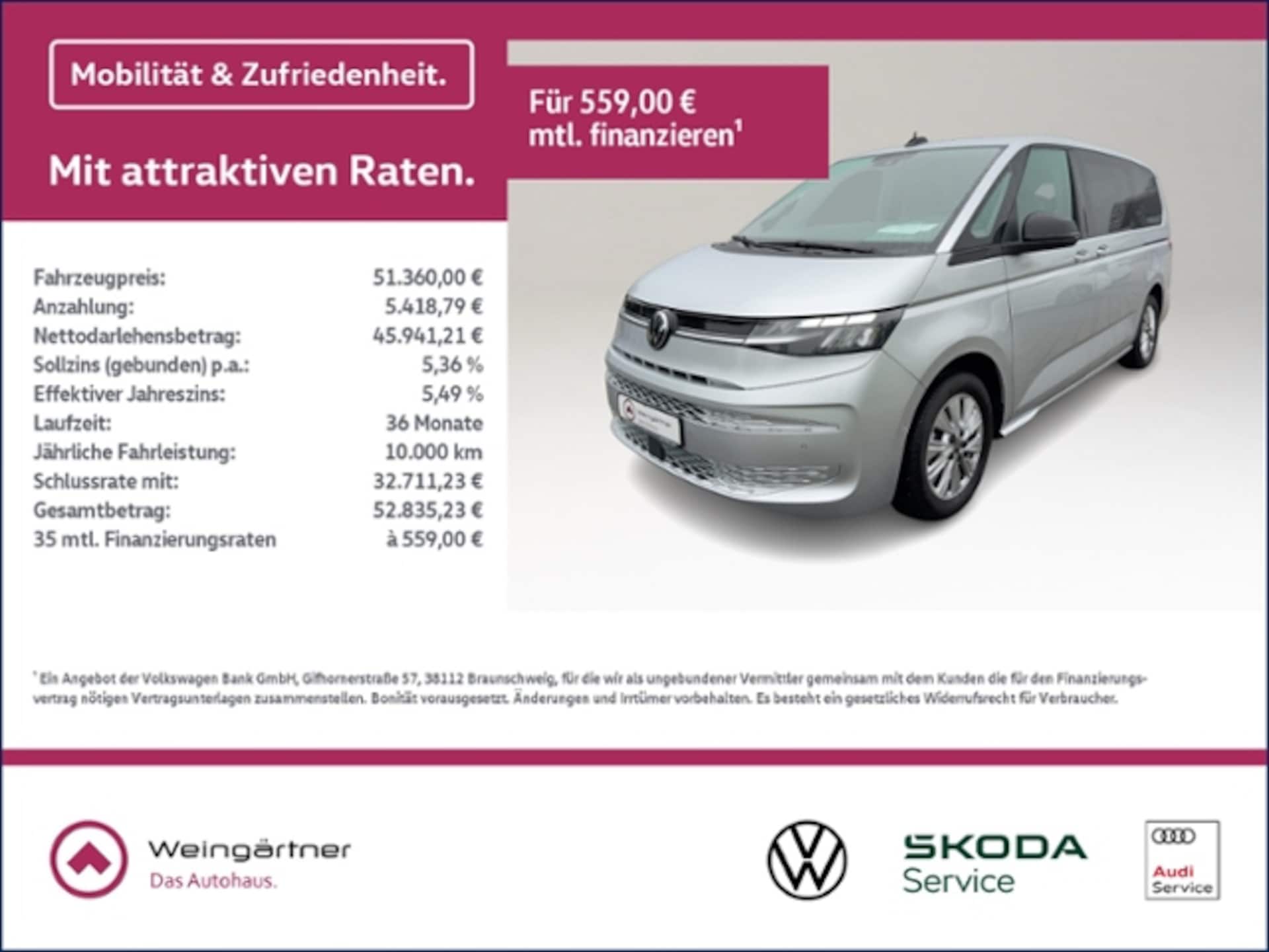 Volkswagen Multivan Langversion Life
