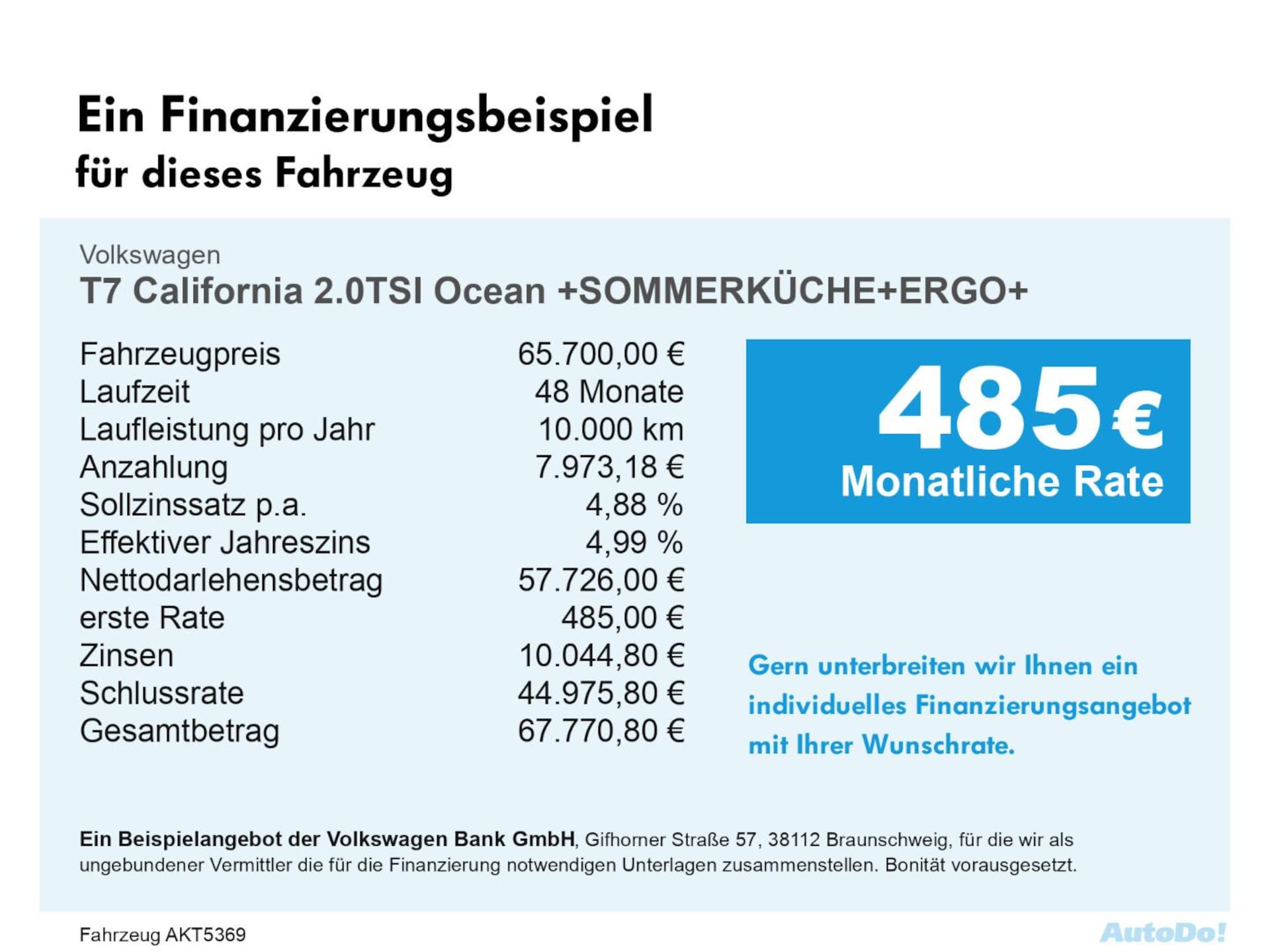 Volkswagen California Ocean