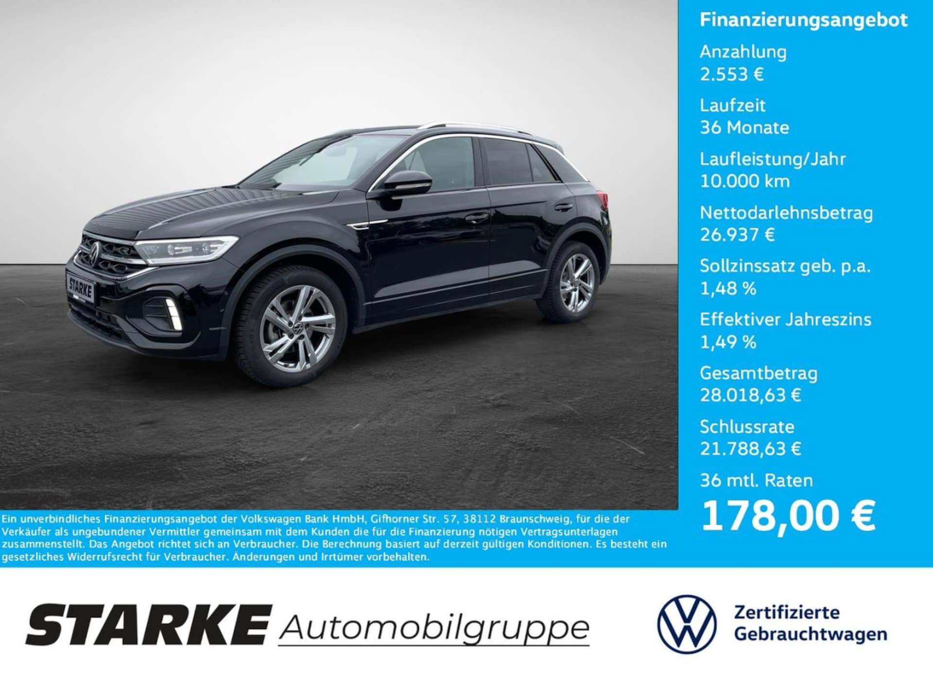Volkswagen T-Roc R-Line