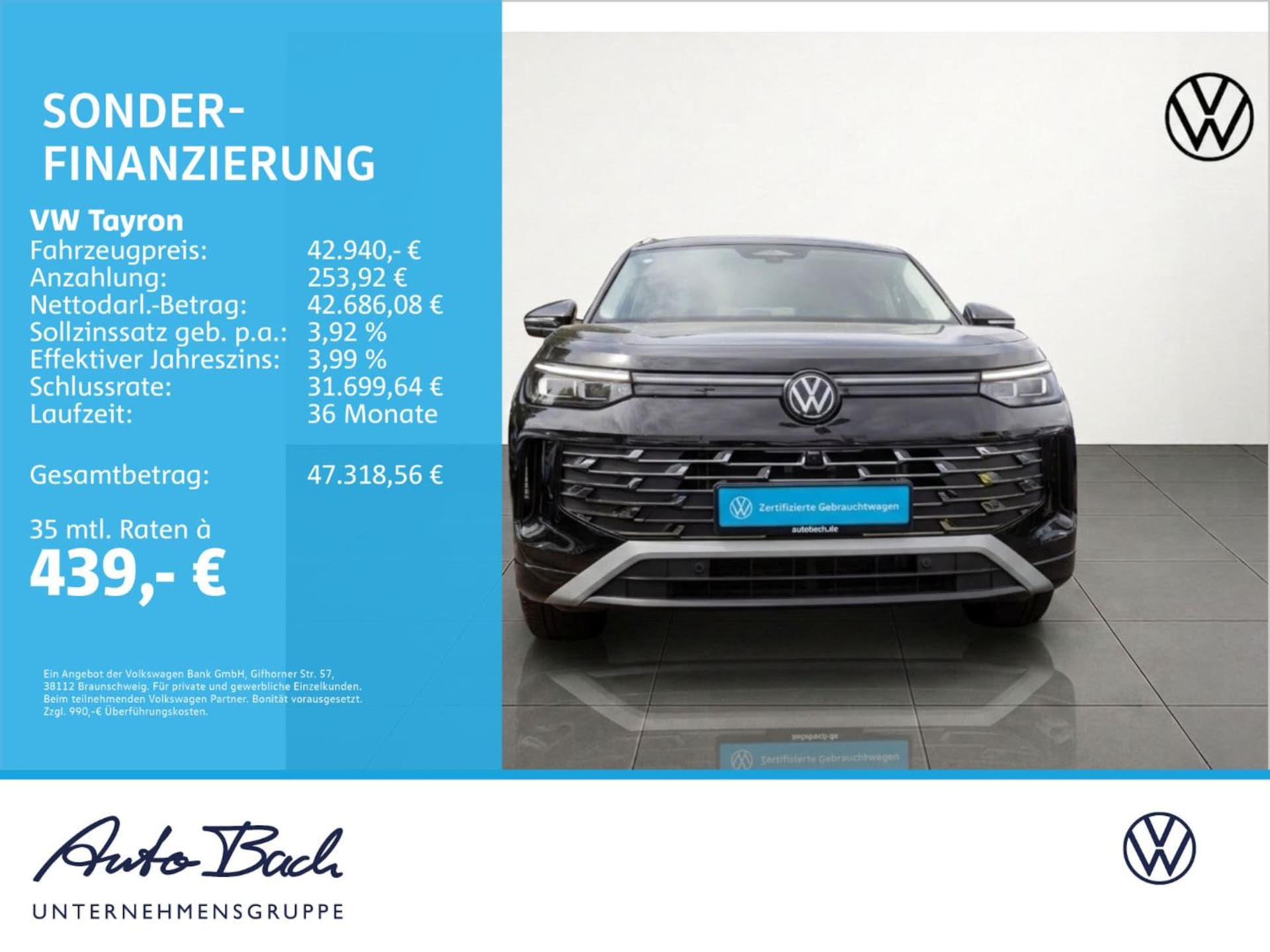 Volkswagen Tayron Elegance