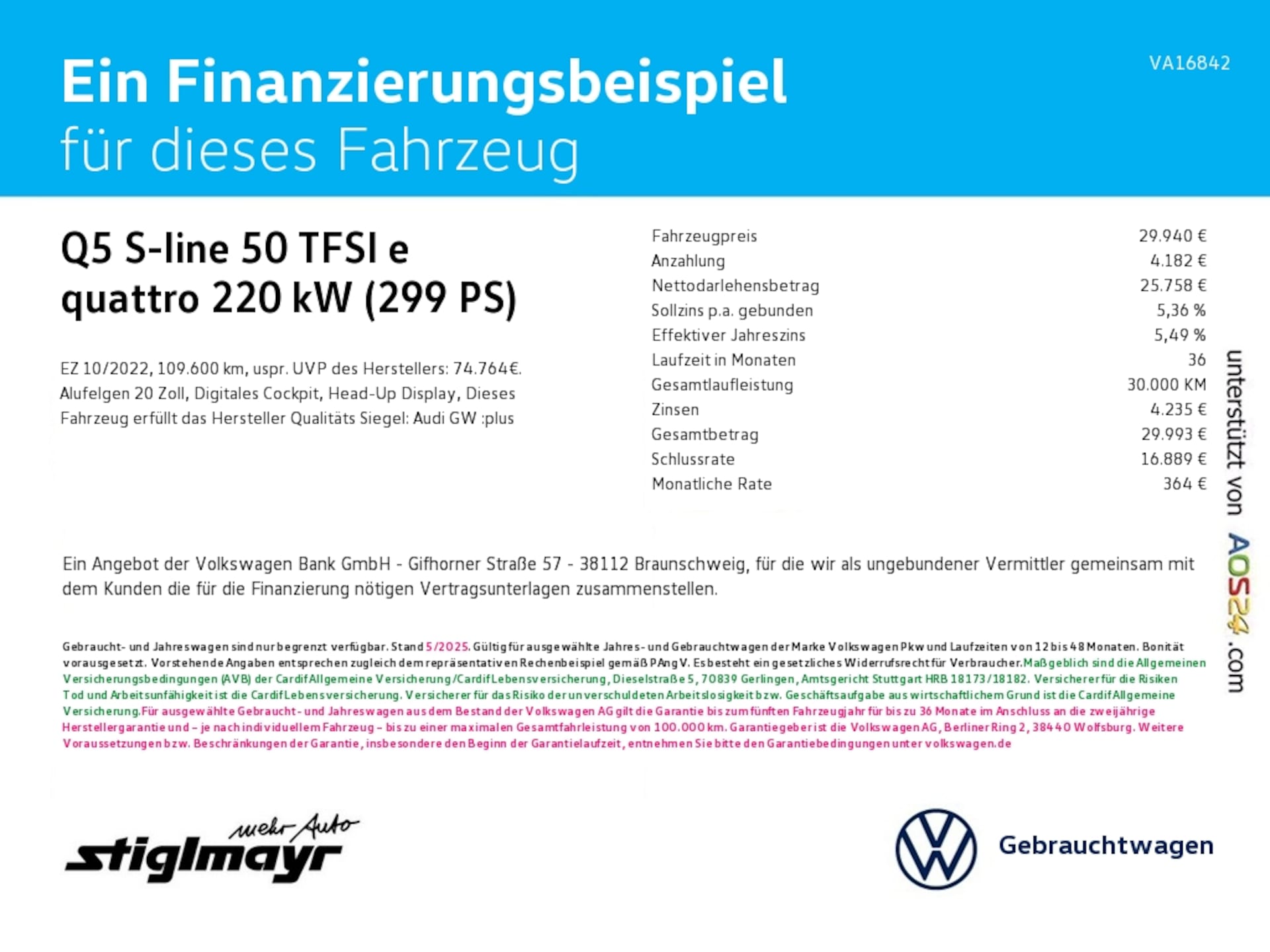 Audi Q5 TFSI e S line