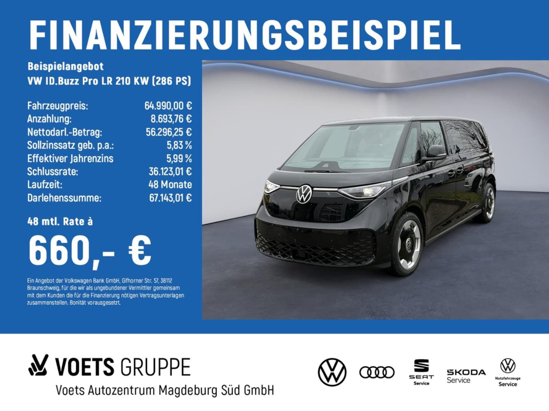 Volkswagen ID. Buzz — Volkswagen ID. Buzz ID.Buzz Pro LR 210 KW (286 PS)