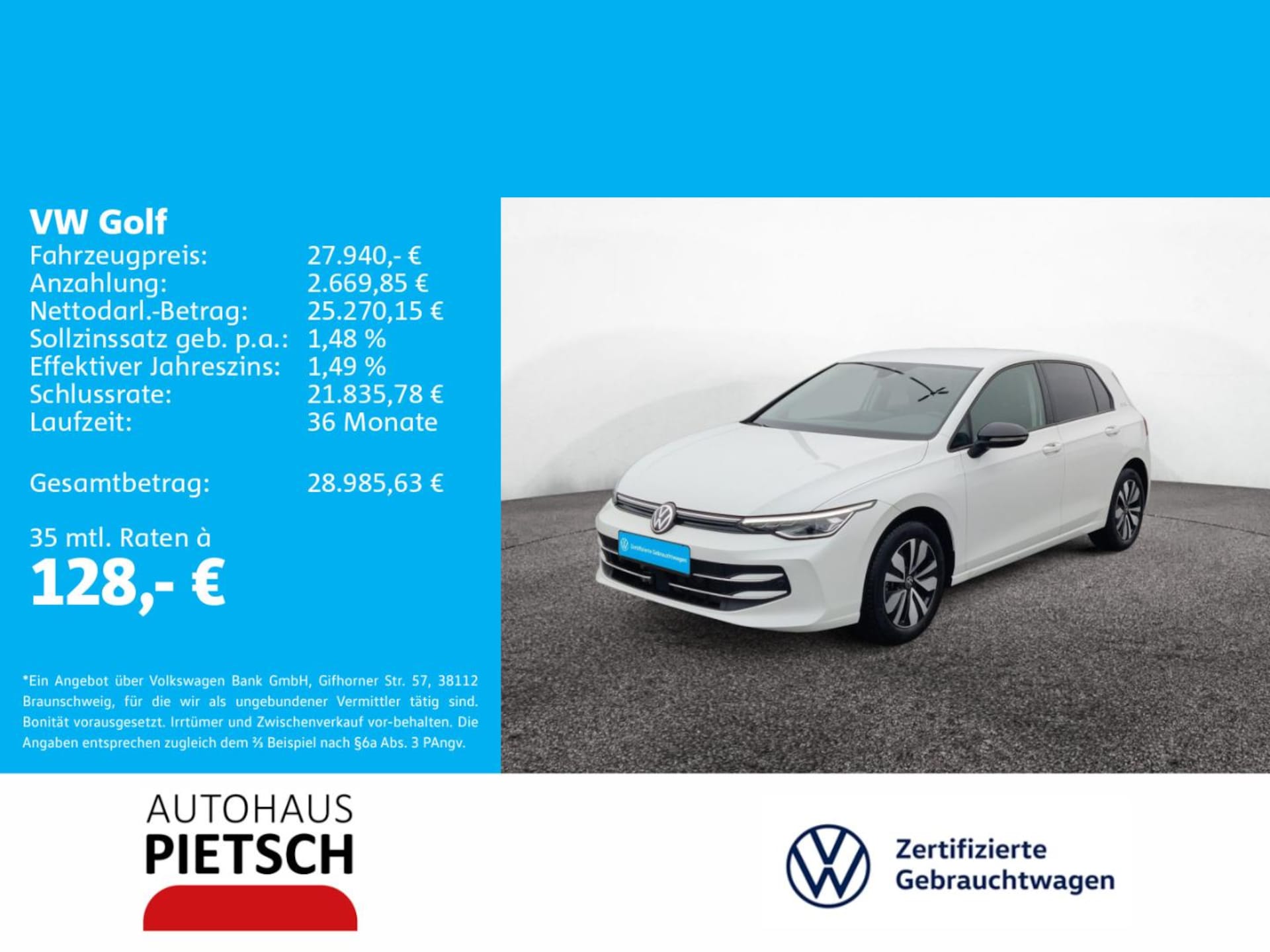 Volkswagen Golf Goal