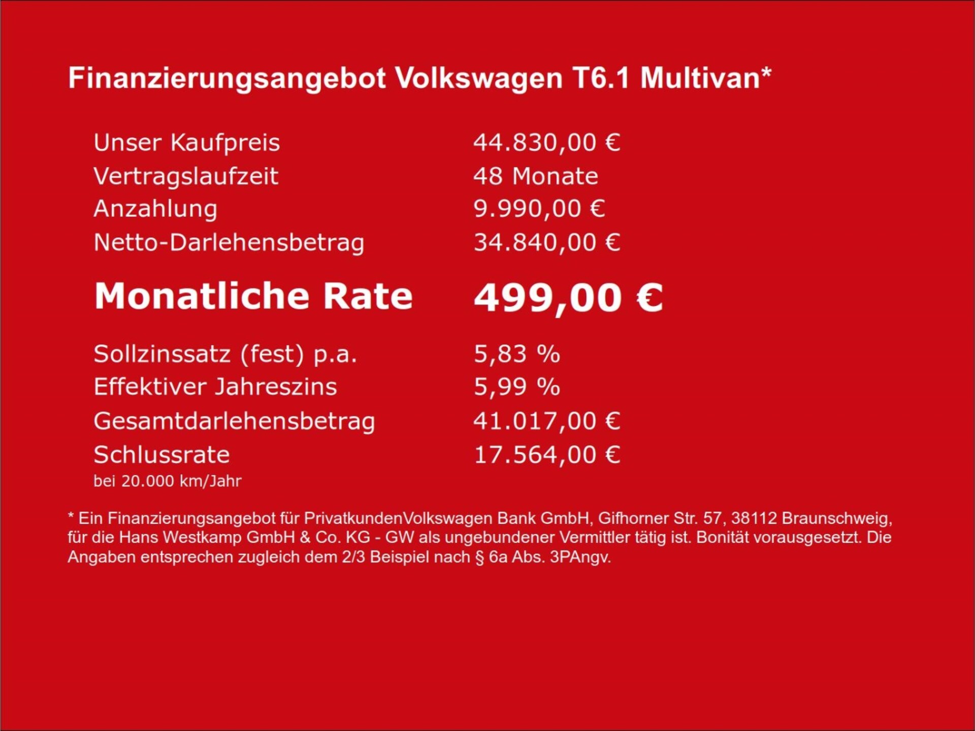 Volkswagen T6.1 Multivan Comfortline