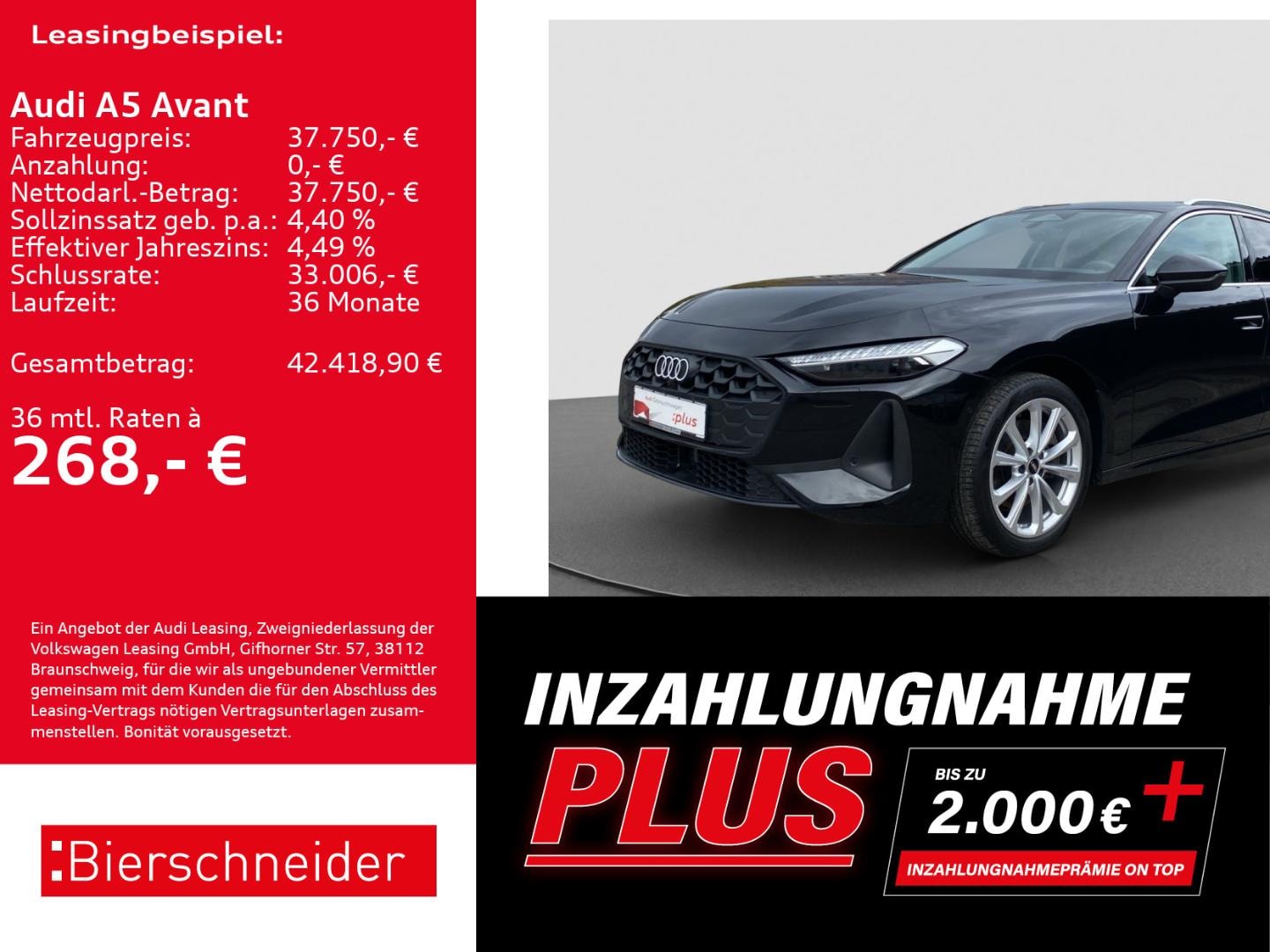 Bild über Audi A5 Avant TFSI S tronic - für weitere Informationen kontaktieren Sie den Audi Partner