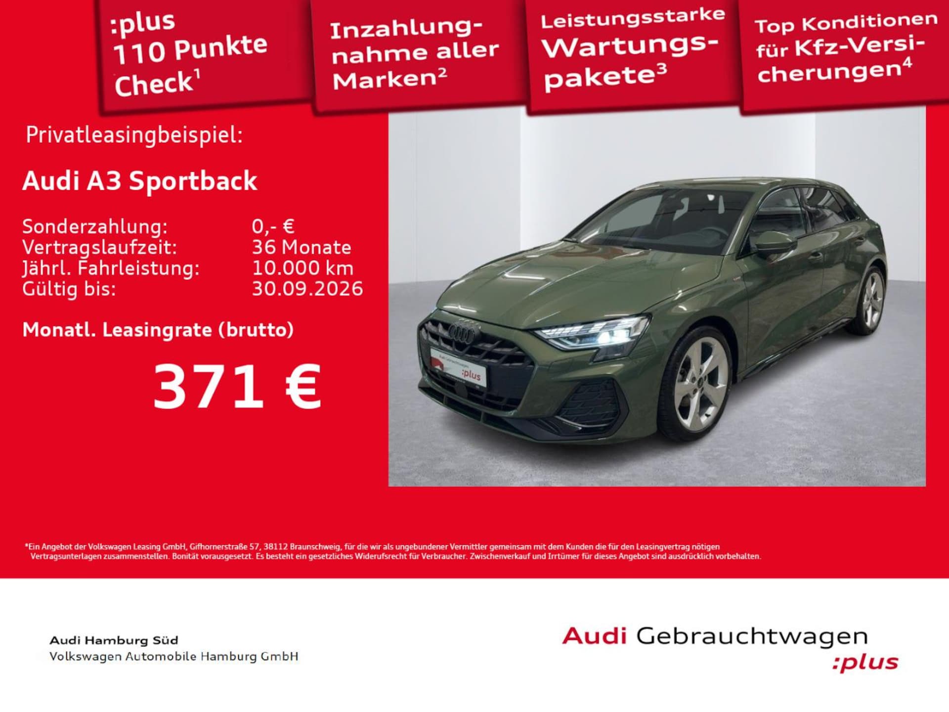 Audi A3 Sportback S line