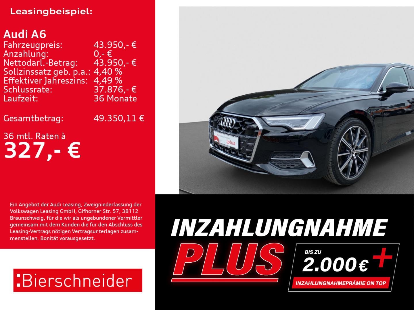 Bild über Audi A6 Avant TFSI e advanced 50 TFSI e quattro S tronic - für weitere Informationen kontaktieren Sie den Audi Partner
