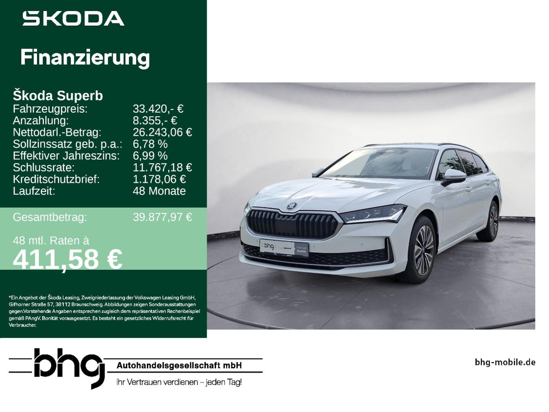 Skoda Superb Combi Selection