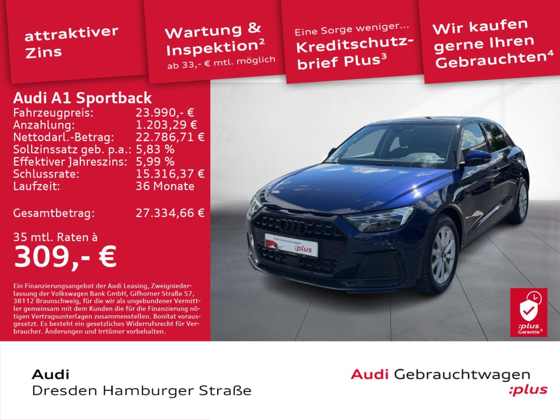 Audi A1 Sportback Advanced